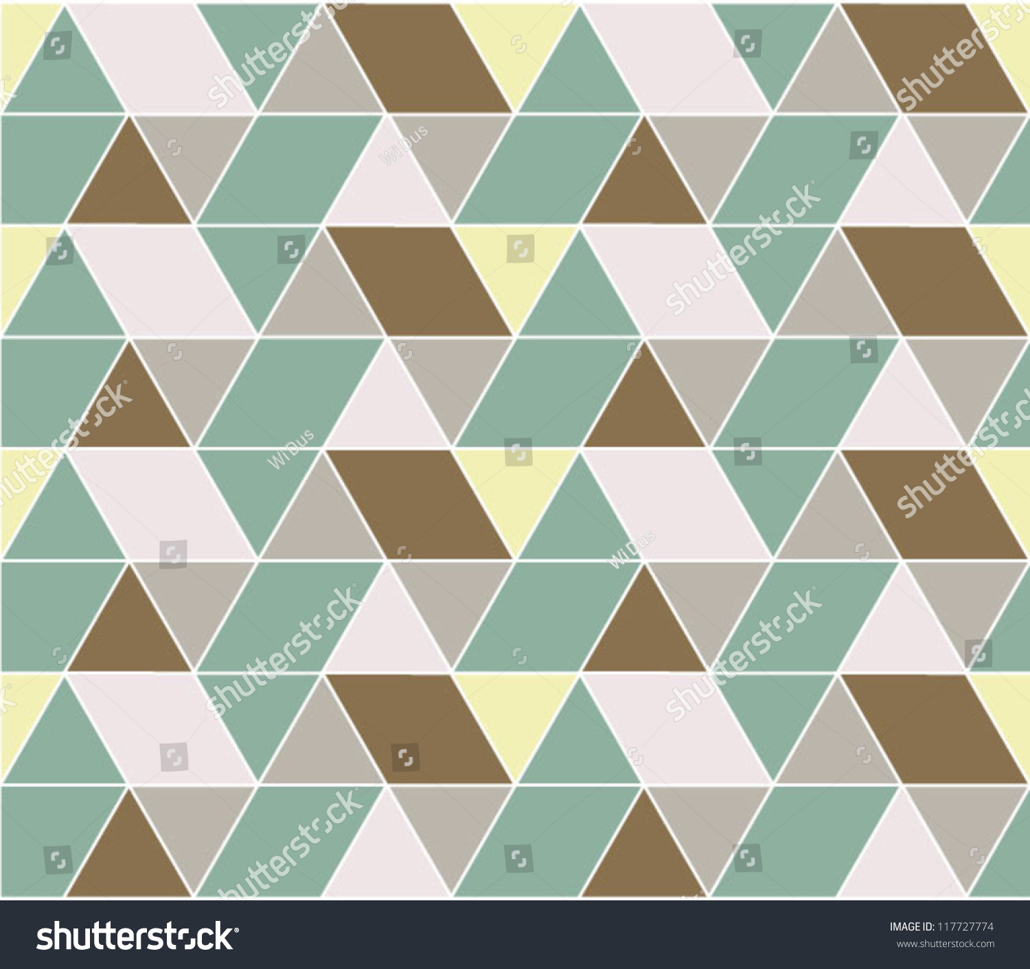 Geometry Pattern Triangle Rectangle Rhombus Trapezoid Stock Vector ...