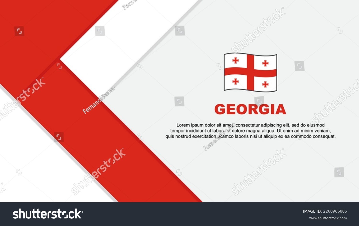 SVG of Georgia Flag Abstract Background Design Template. Georgia Independence Day Banner Cartoon Vector Illustration. Georgia Illustration svg