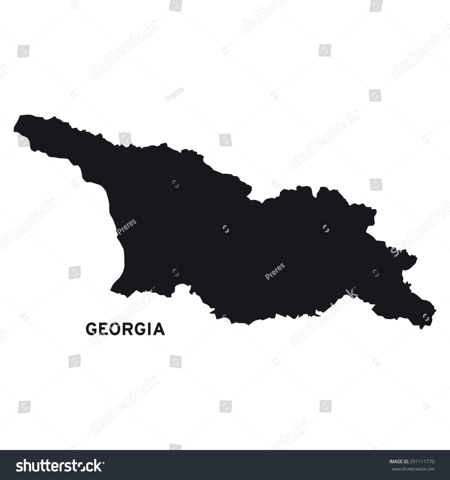 11,256 Georgia map Stock Vectors, Images & Vector Art | Shutterstock