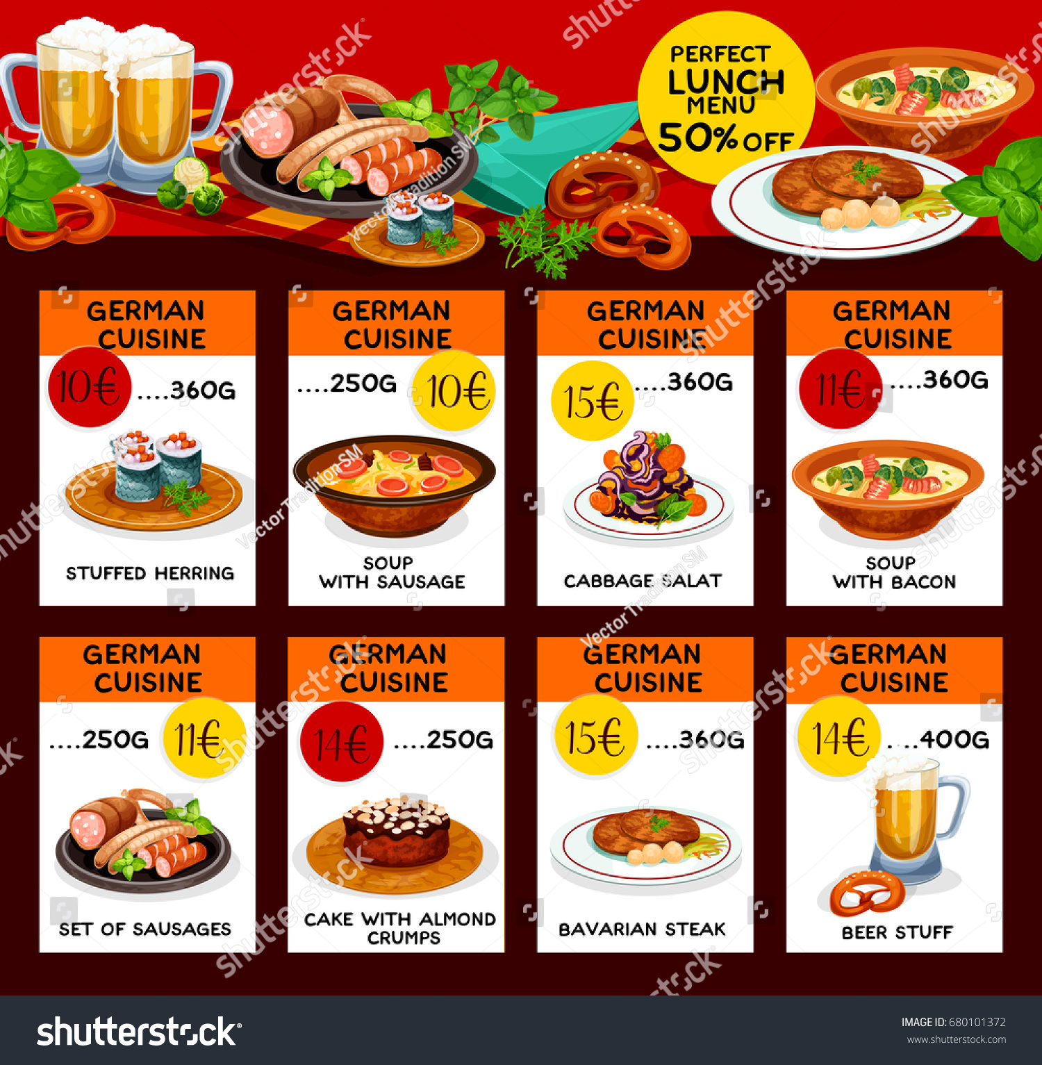 German Cuisine Menu Price Cards Restaurant Stock Vector Royalty Free german-cuisine-menu-price-cards-restaurant-stock-vector-royalty-free