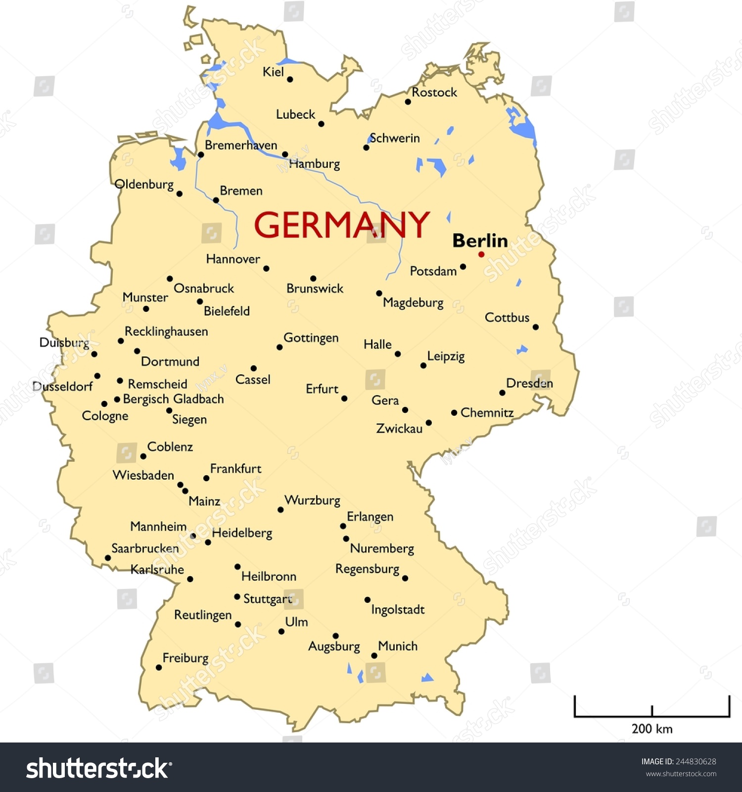 SVG of Germany map svg