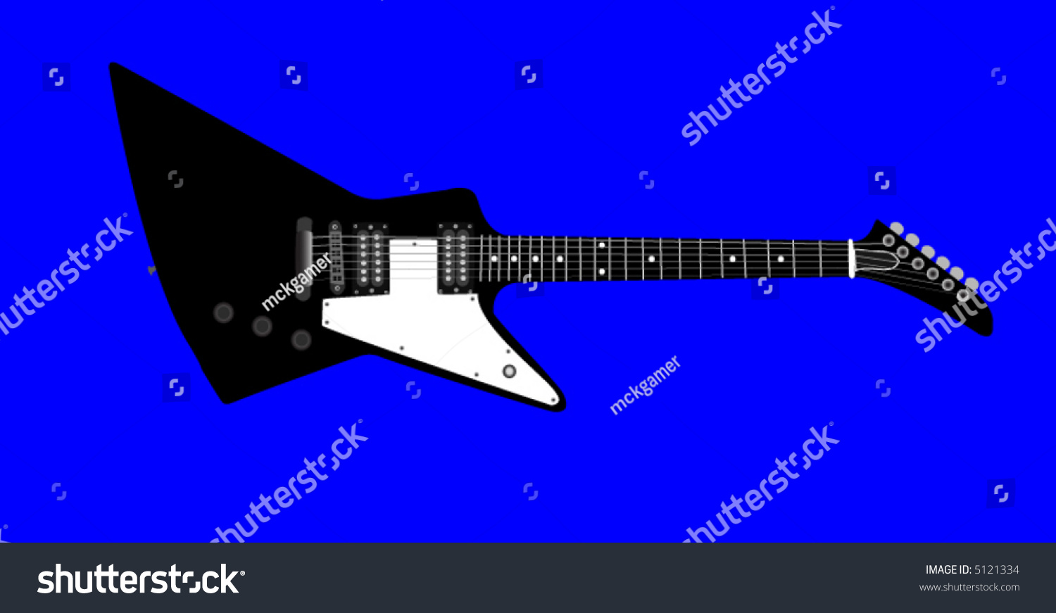 Gibson Explorer Vector Stock Vector (Royalty Free) 5121334