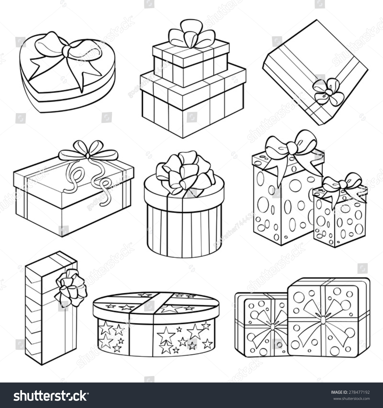 Gift Box Stock Vector 278477192 - Shutterstock