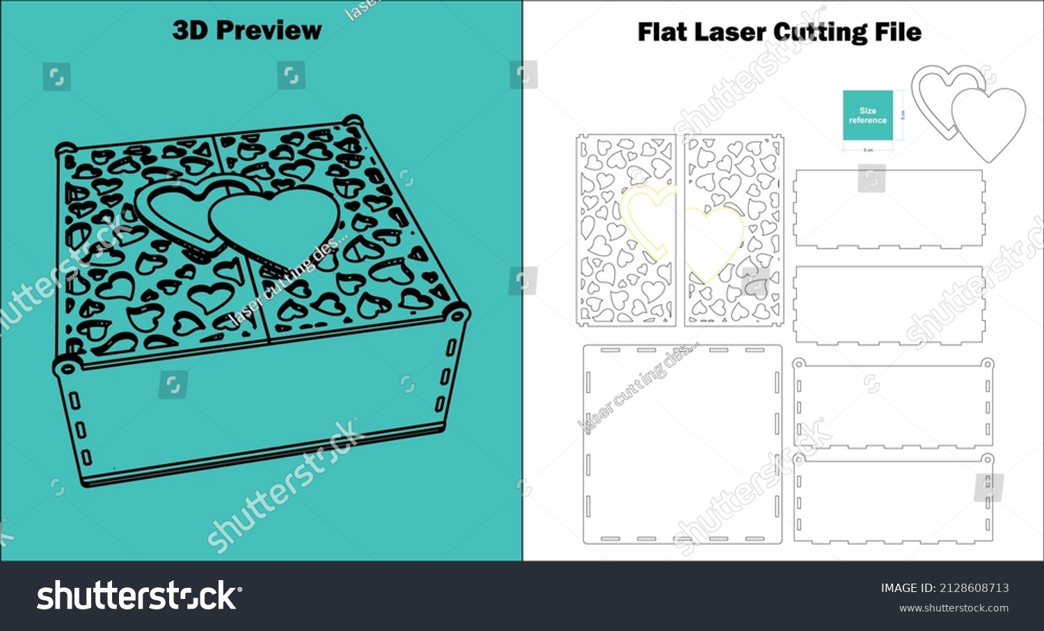 SVG of Gift box
Gift boxes have the potential to make gift-giving magical. This model can be used as a Flower box too.
available for all 3mm material thicknesses svg