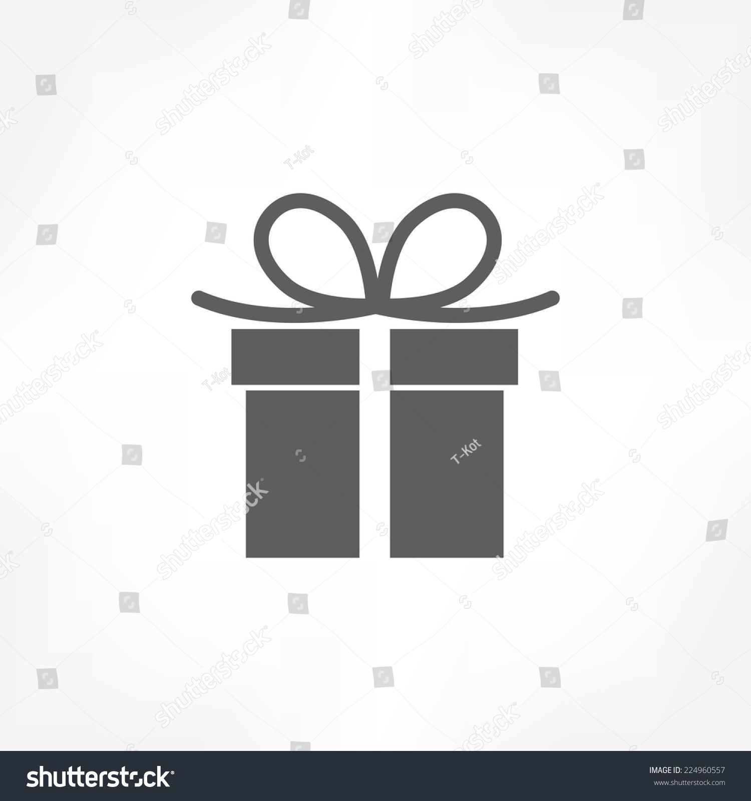 Giftbox Icon Stock Vector (Royalty Free) 224960557 - Shutterstock