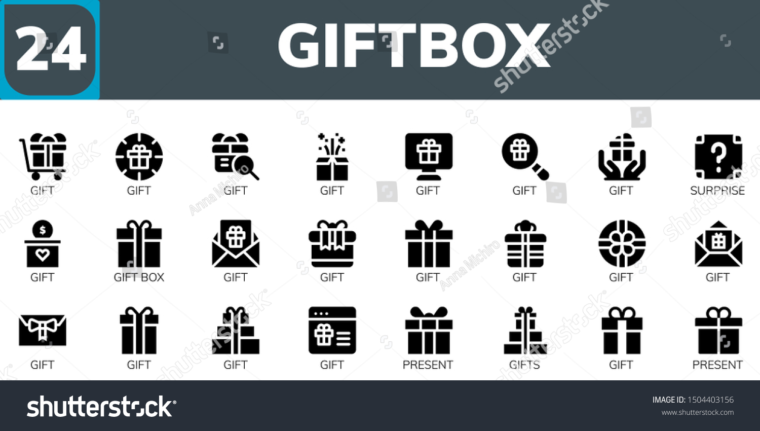 24 icons gift set