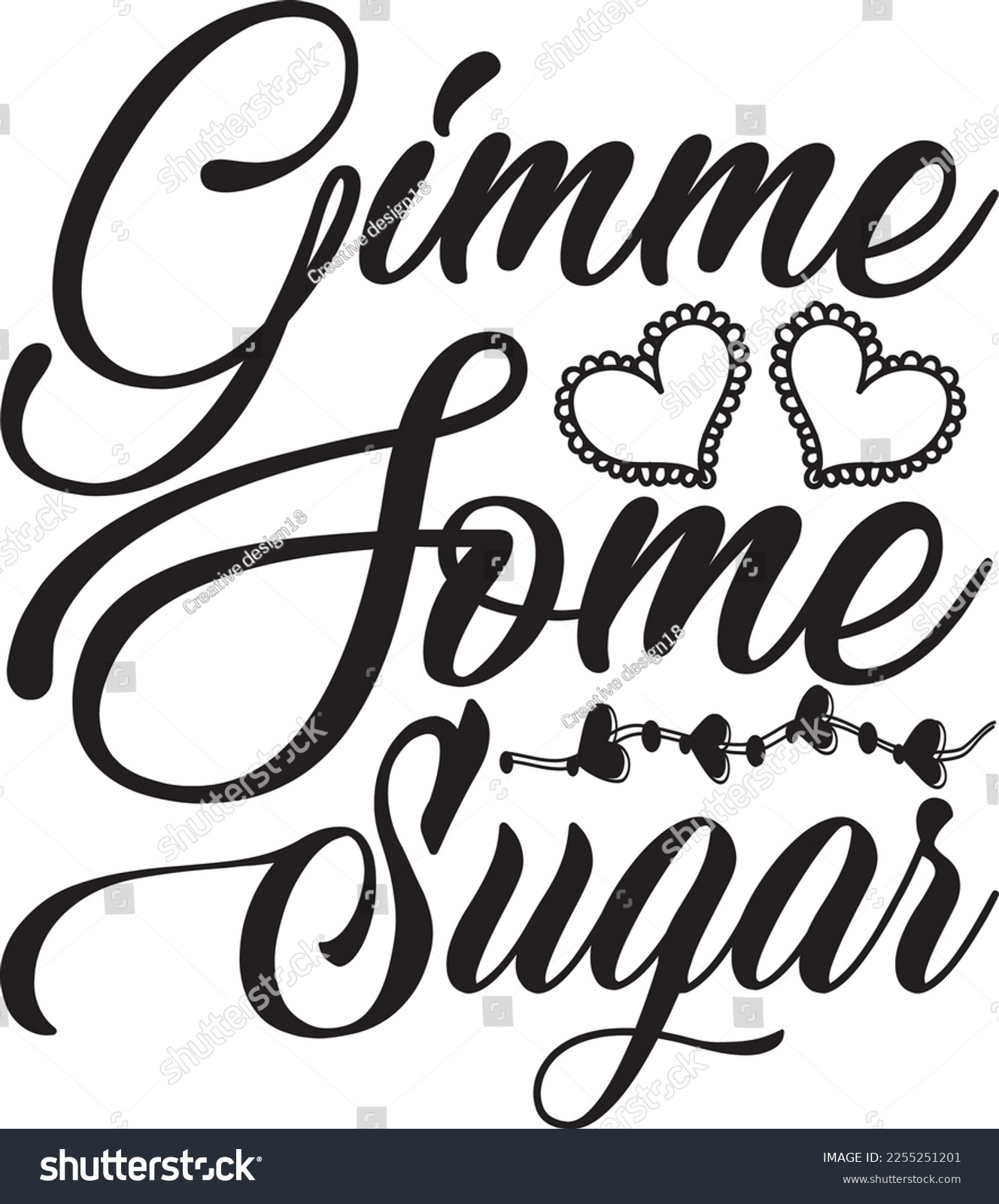 SVG of Gimme Some Sugar SVG design svg