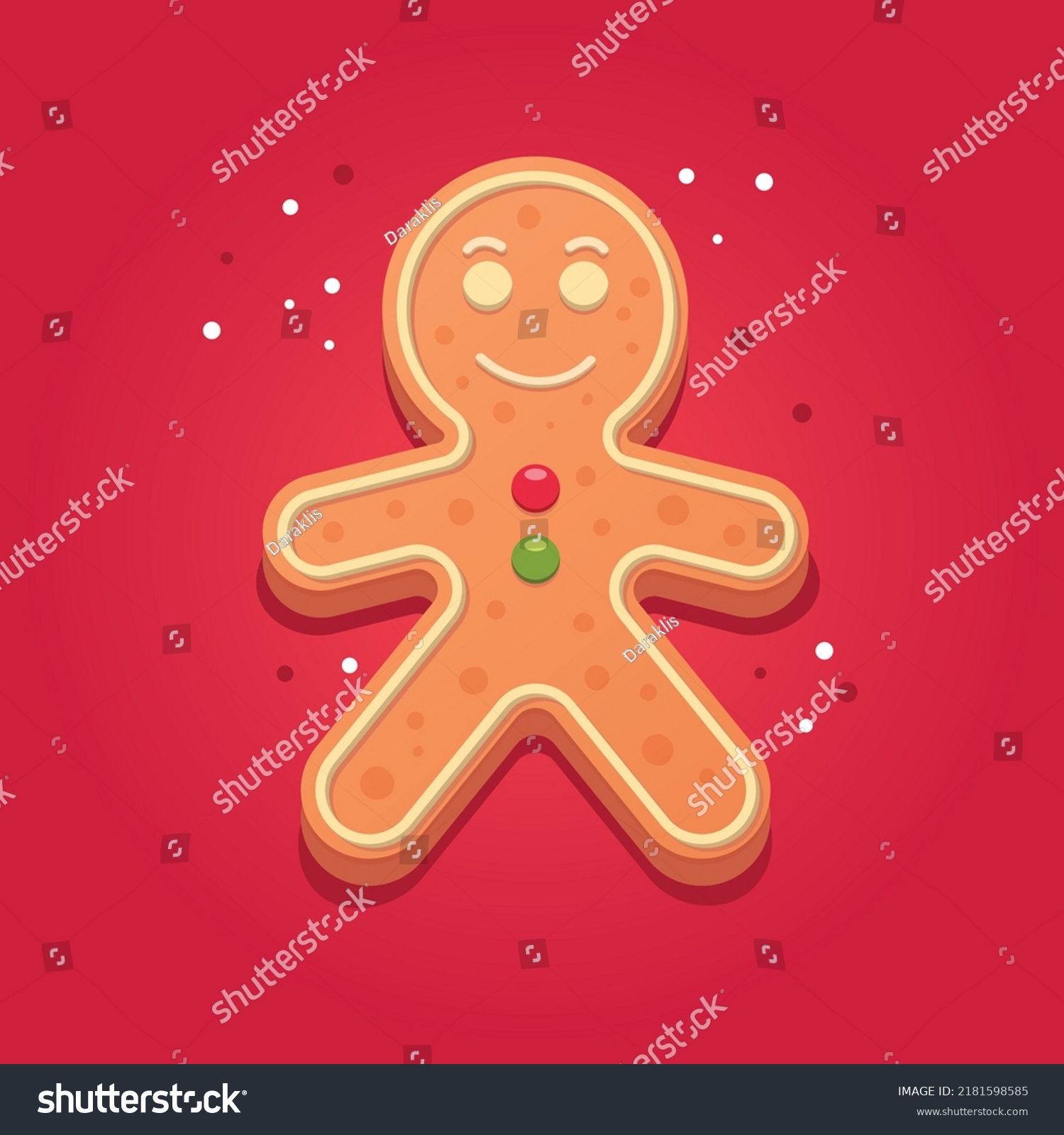 SVG of Gingerbread drawing illustration vector art. svg