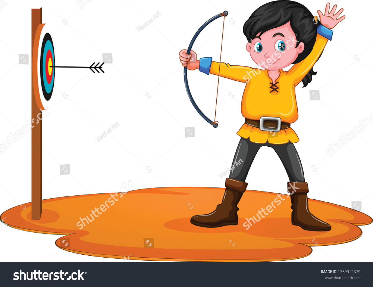 9,416 Archery Cartoon Images, Stock Photos & Vectors | Shutterstock