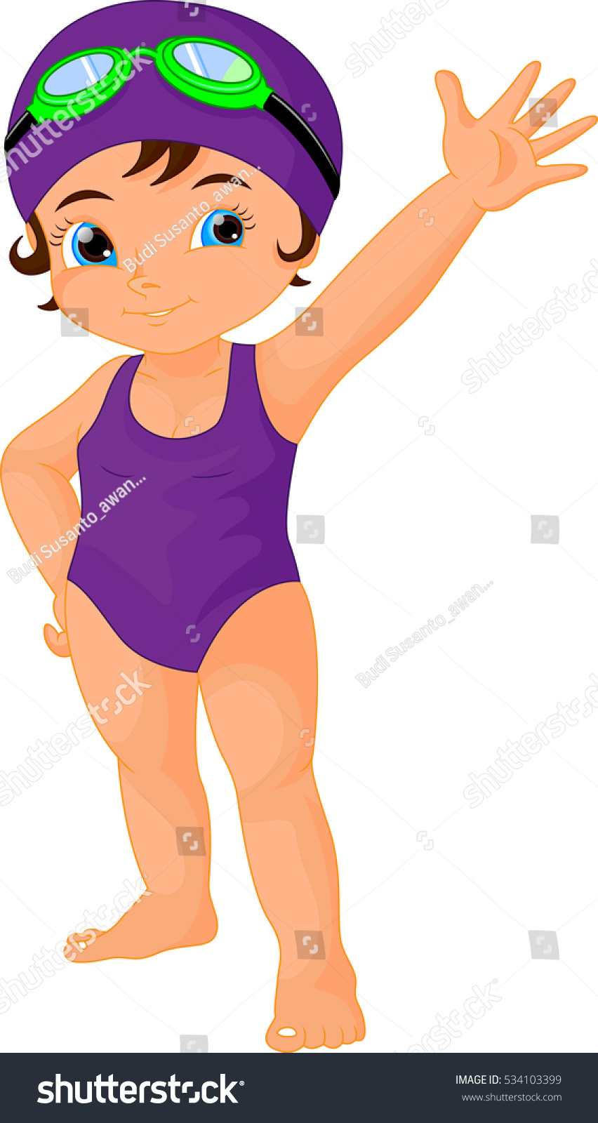 girl in swimming suit