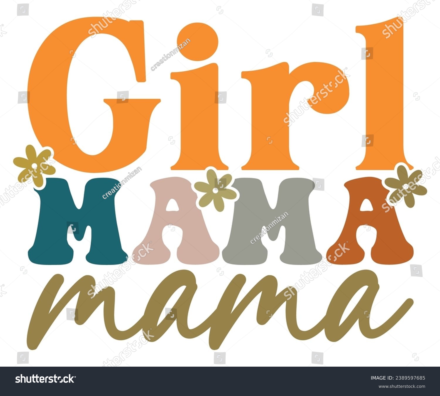 SVG of Girl Mama Svg,Mom Life,Mother's Day,Stacked Mama,Boho Mama,Mom Era,wavy stacked letters,Retro, Groovy,Girl Mom,Football Mom,Cool Mom,Cat Mom
 svg