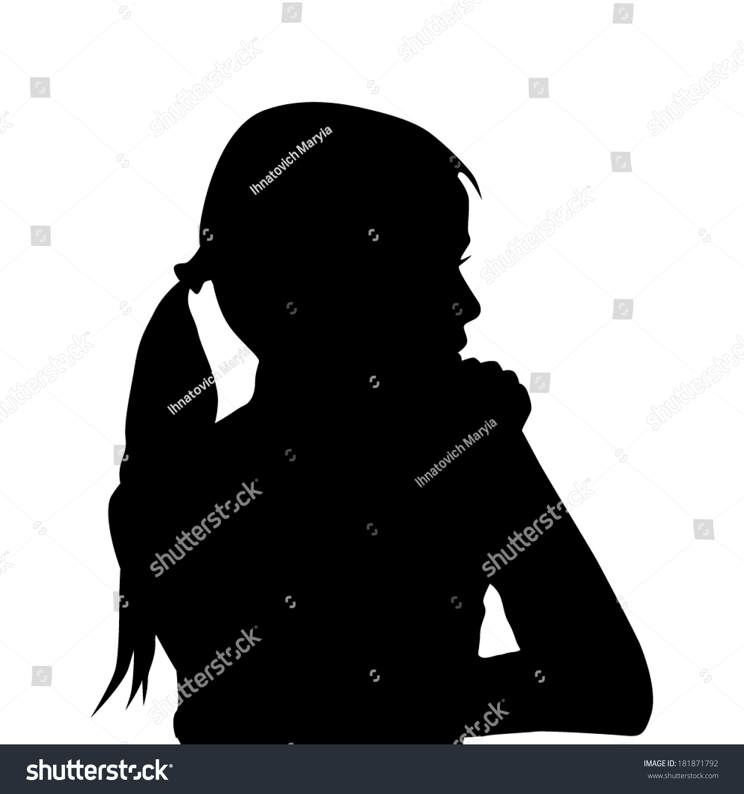 18,849 Girl Thinking Silhouette Images, Stock Photos & Vectors 