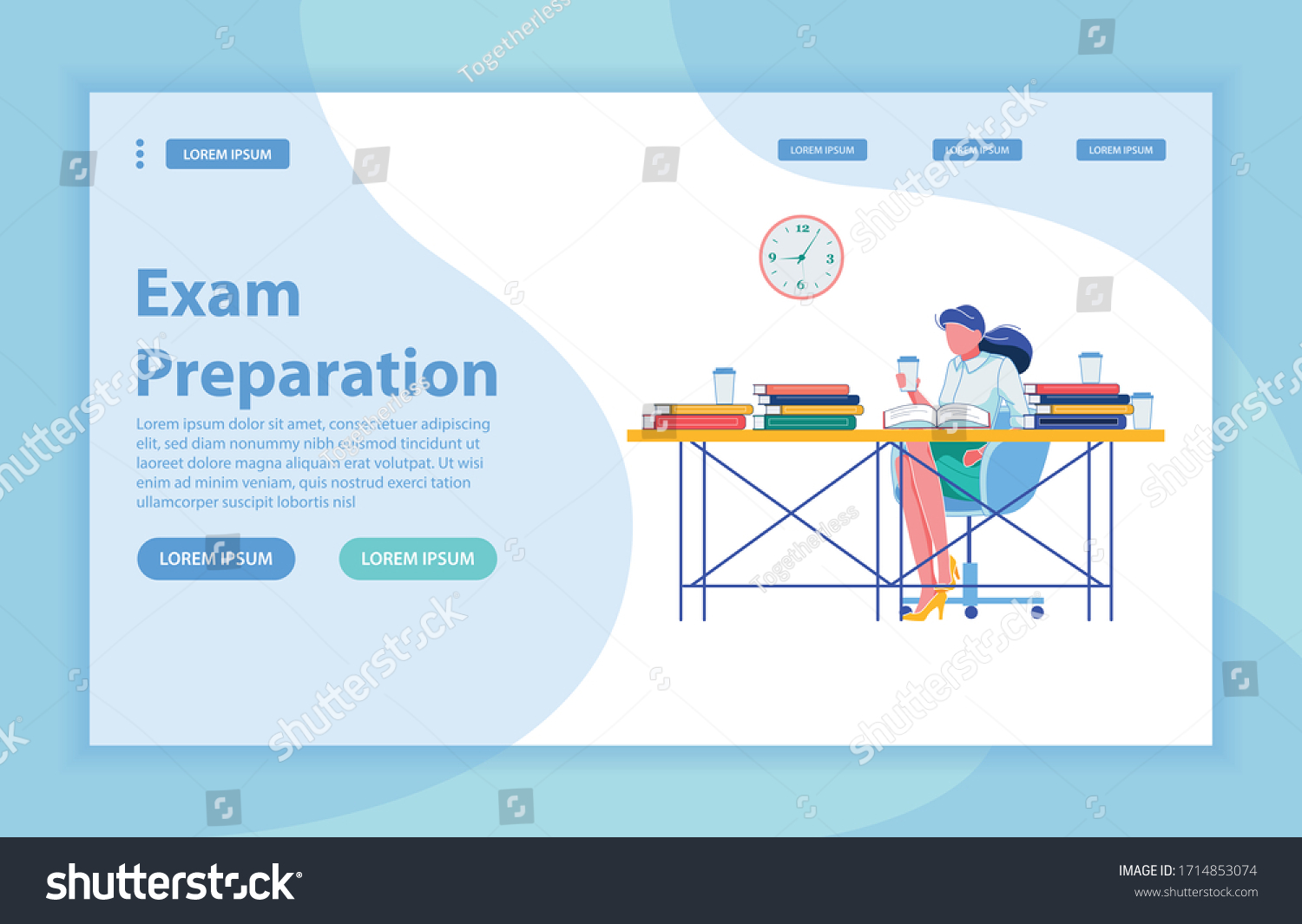 Getting Ready Exams Stock Illustrations Images Vectors Shutterstock