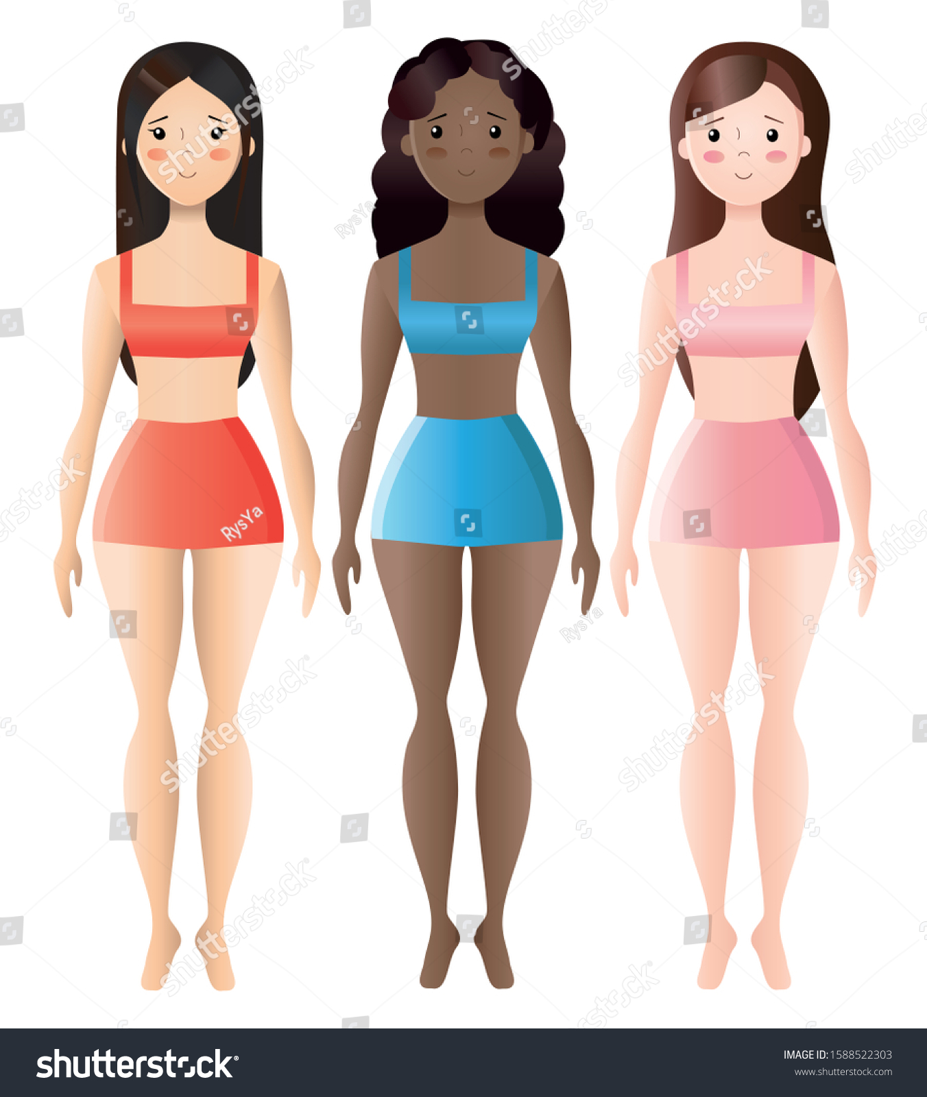 human races girls