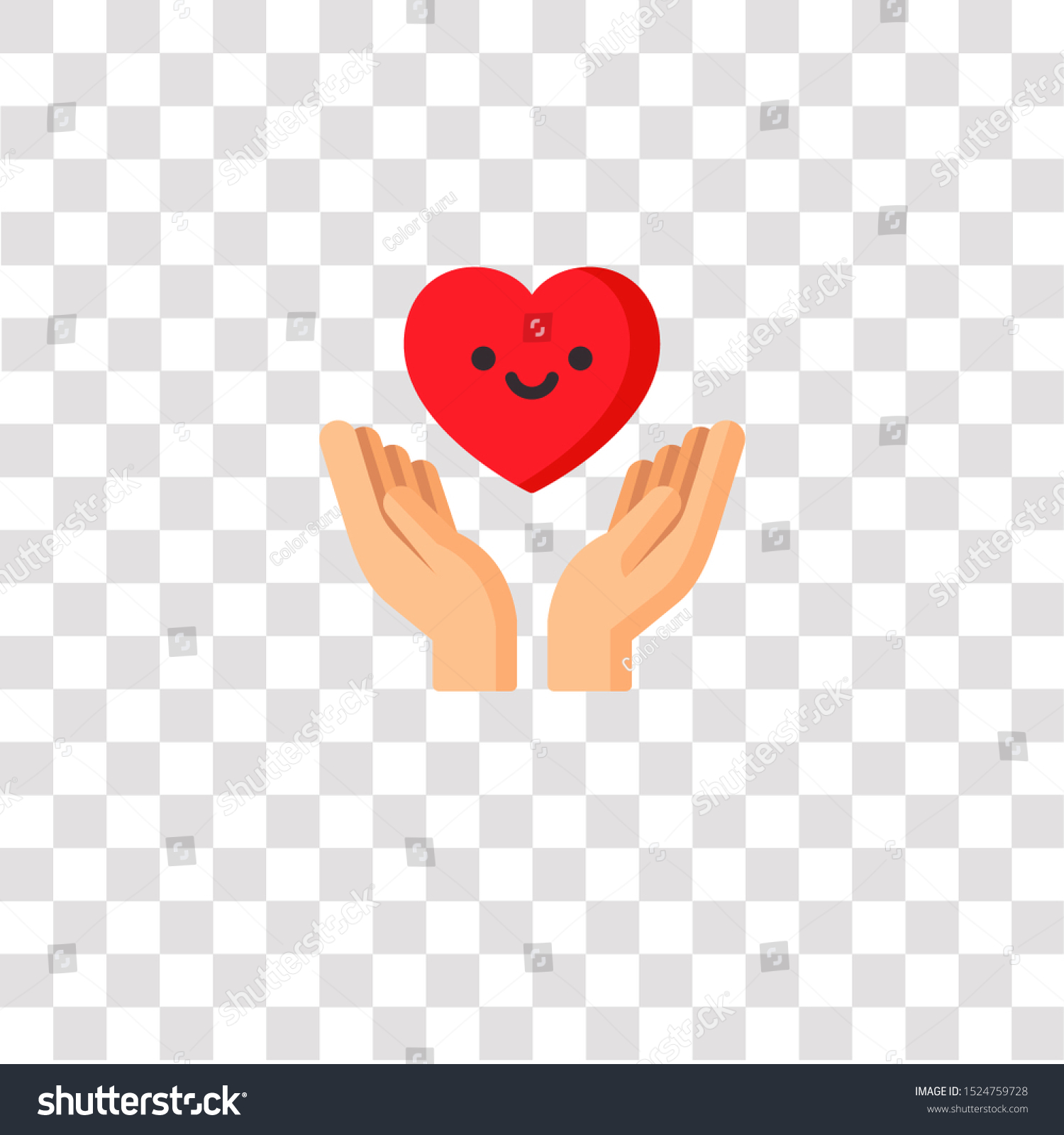 Give Icon Sign Symbol Give Color Stock Vector Royalty Free 1524759728