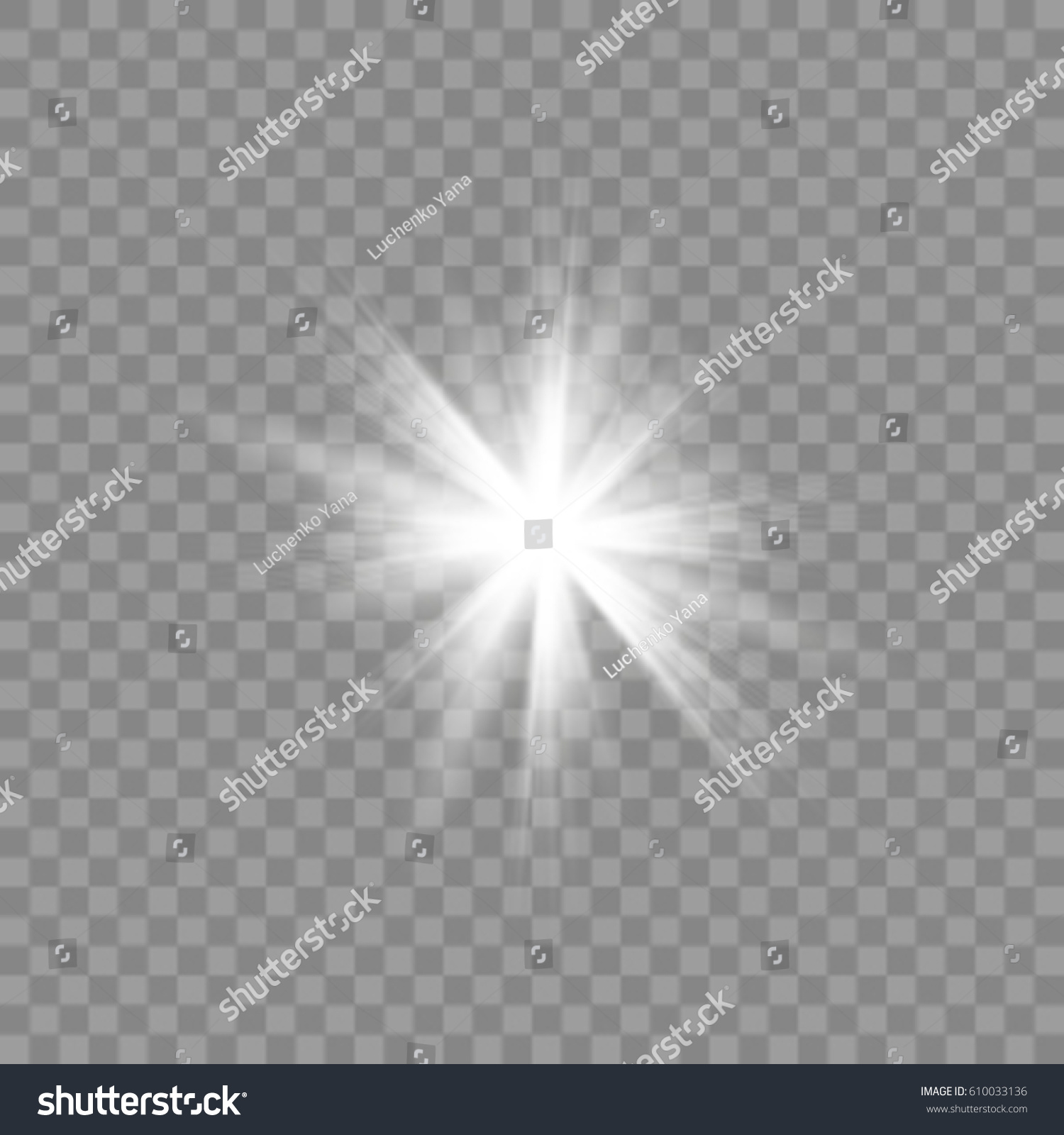 Glare Transparent Background Stock Vector 610033136 - Shutterstock