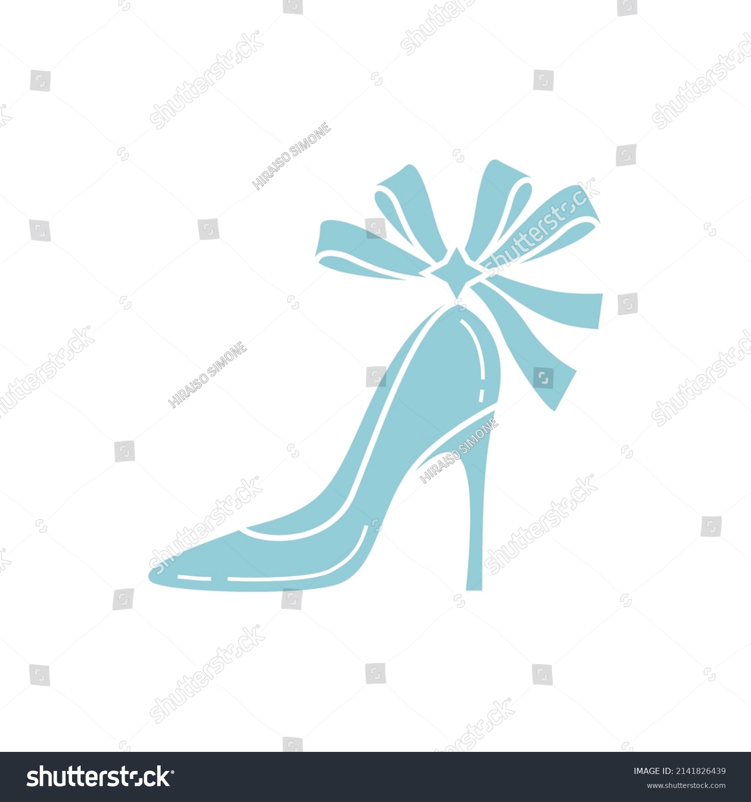 SVG of Glass high heel, vector symbol design svg