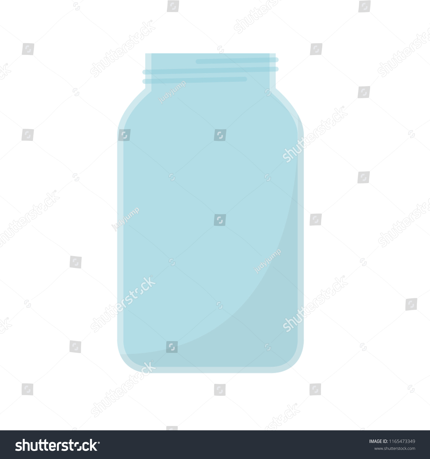 Glass Jar Cartoon Vector Stock Vector Royalty Free 1165473349 Shutterstock