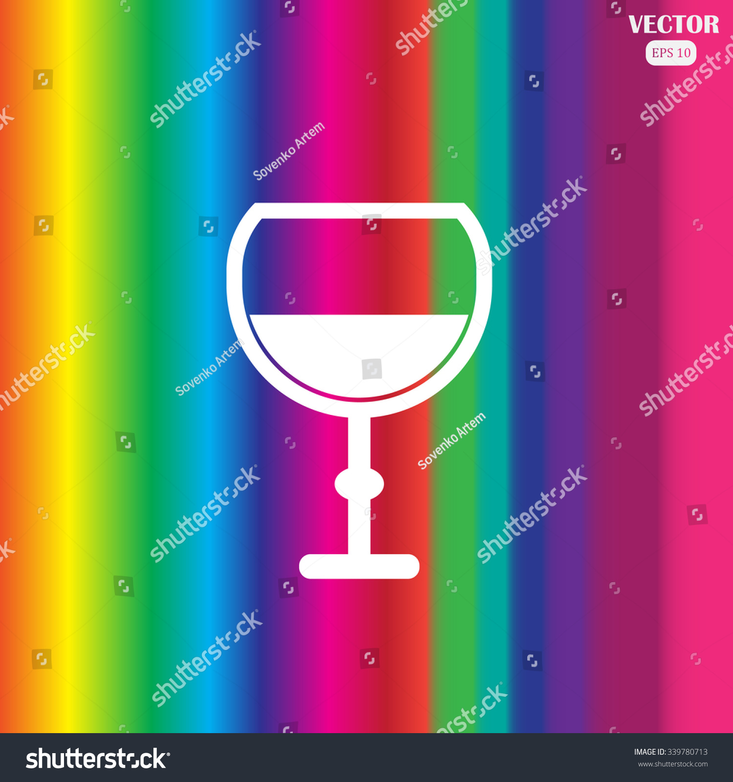 Glass Wine Stock Vector Royalty Free 339780713 Shutterstock 6453