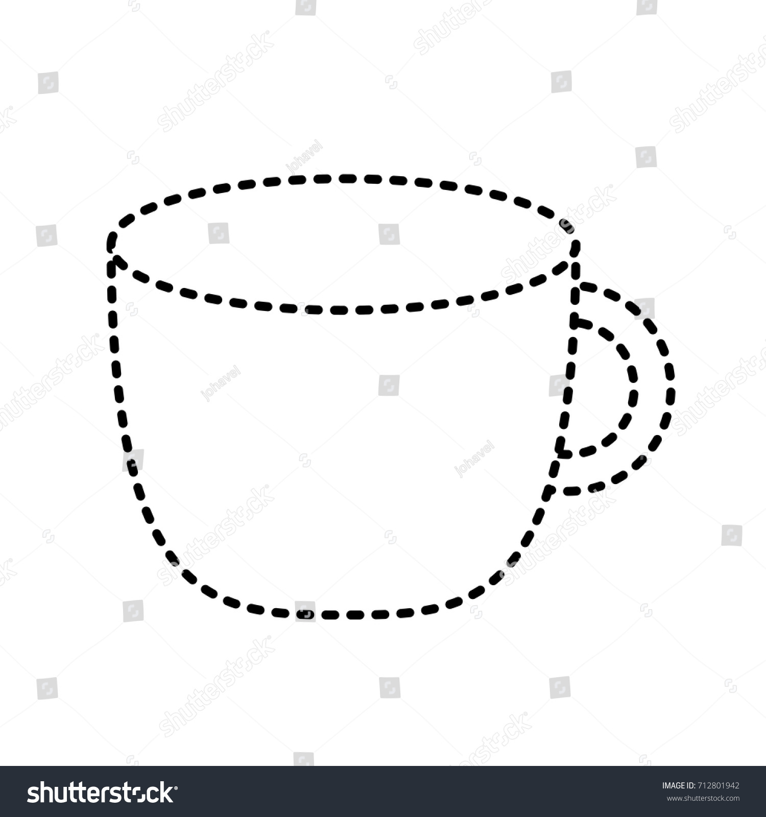 Glass Sticker Vector Illustration Stock Vector (Royalty Free) 712801942 ...
