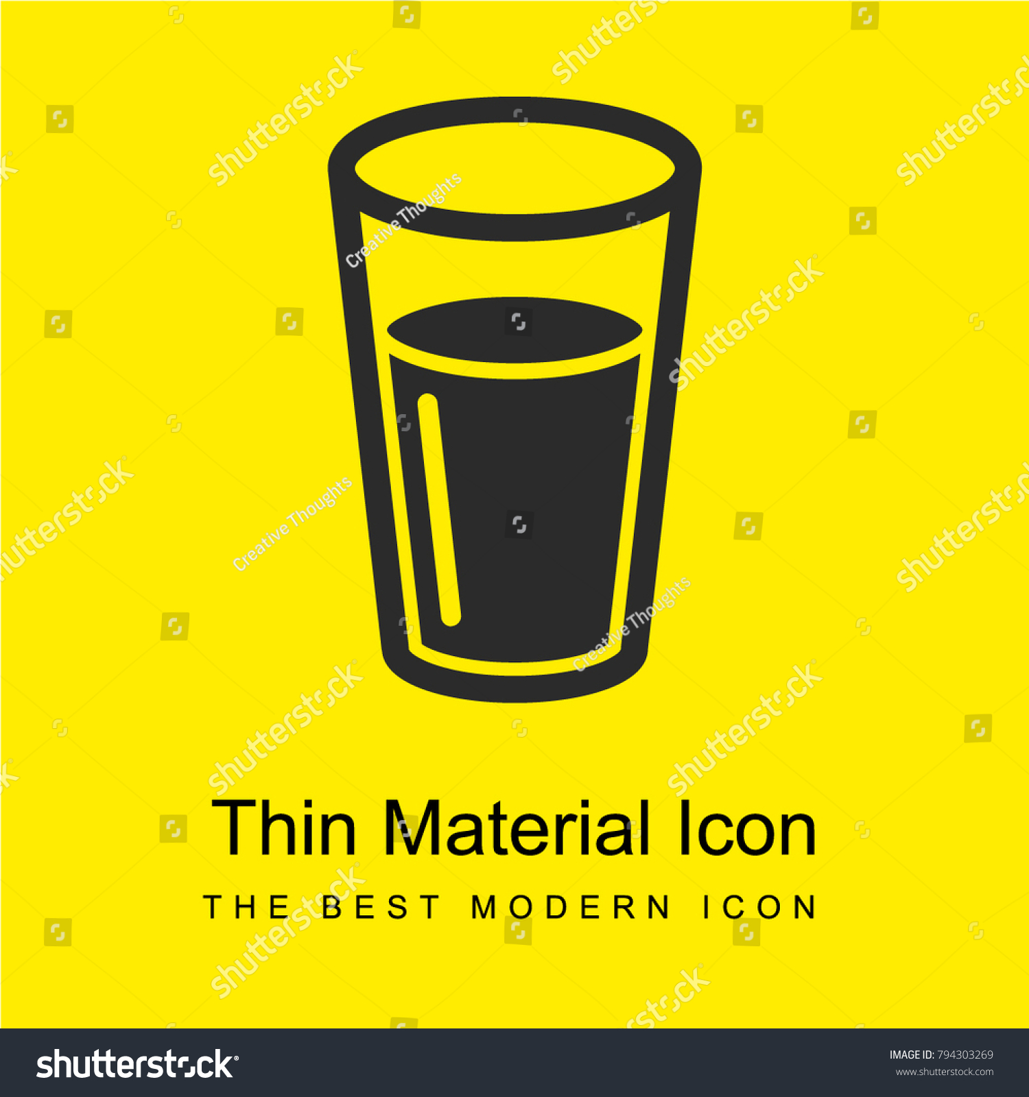 Download Glass Dark Drink Bright Yellow Material Stock Vector Royalty Free 794303269 Yellowimages Mockups