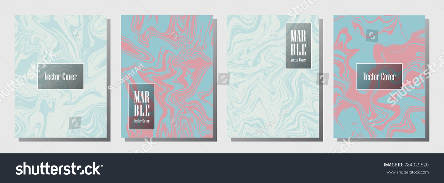 glitch marble pattern binder cover layout stock vector royalty free