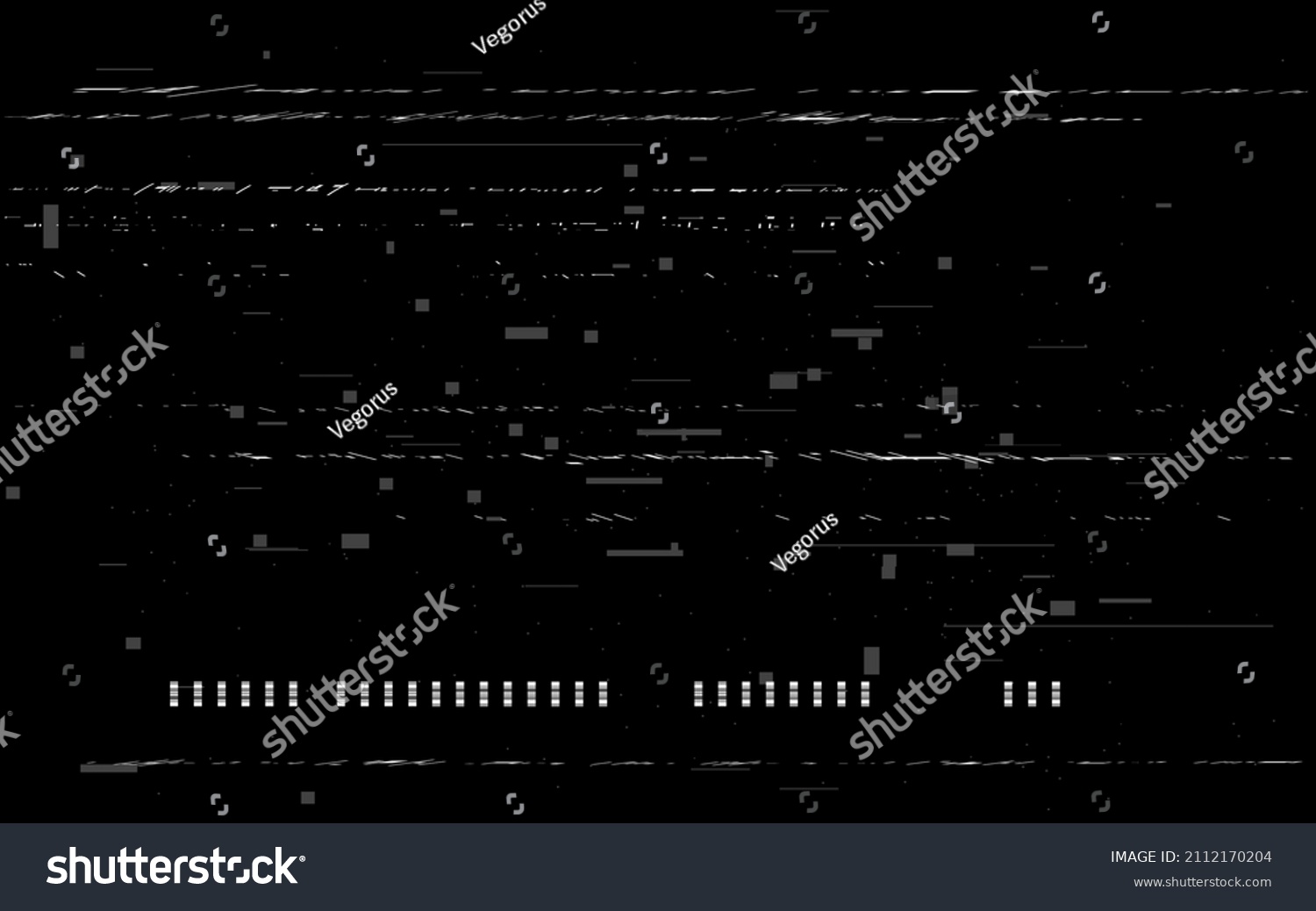 Glitch Retro Distortions Old Vhs Effect Stock Vector (Royalty Free ...