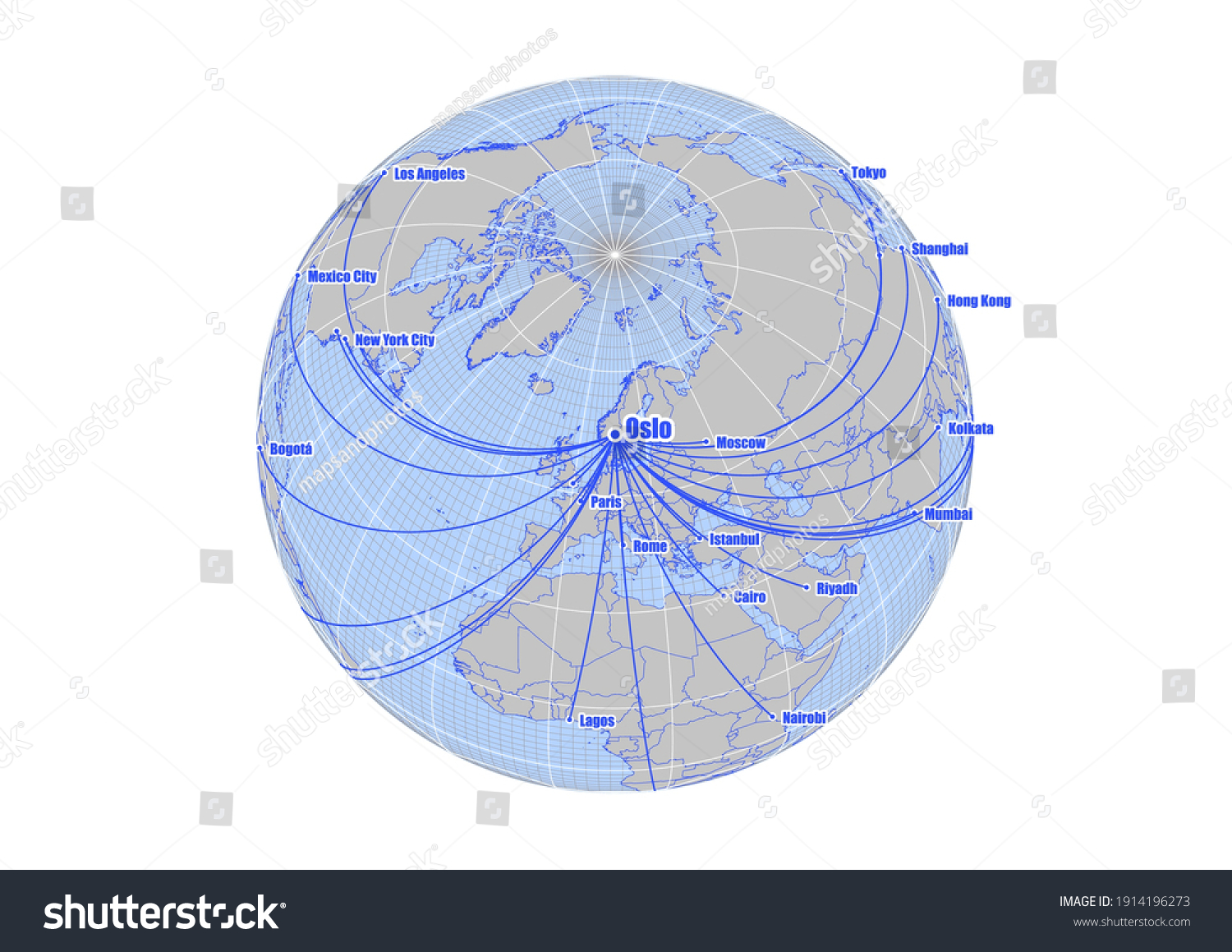Norway Globe Position Images Stock Photos Vectors Shutterstock