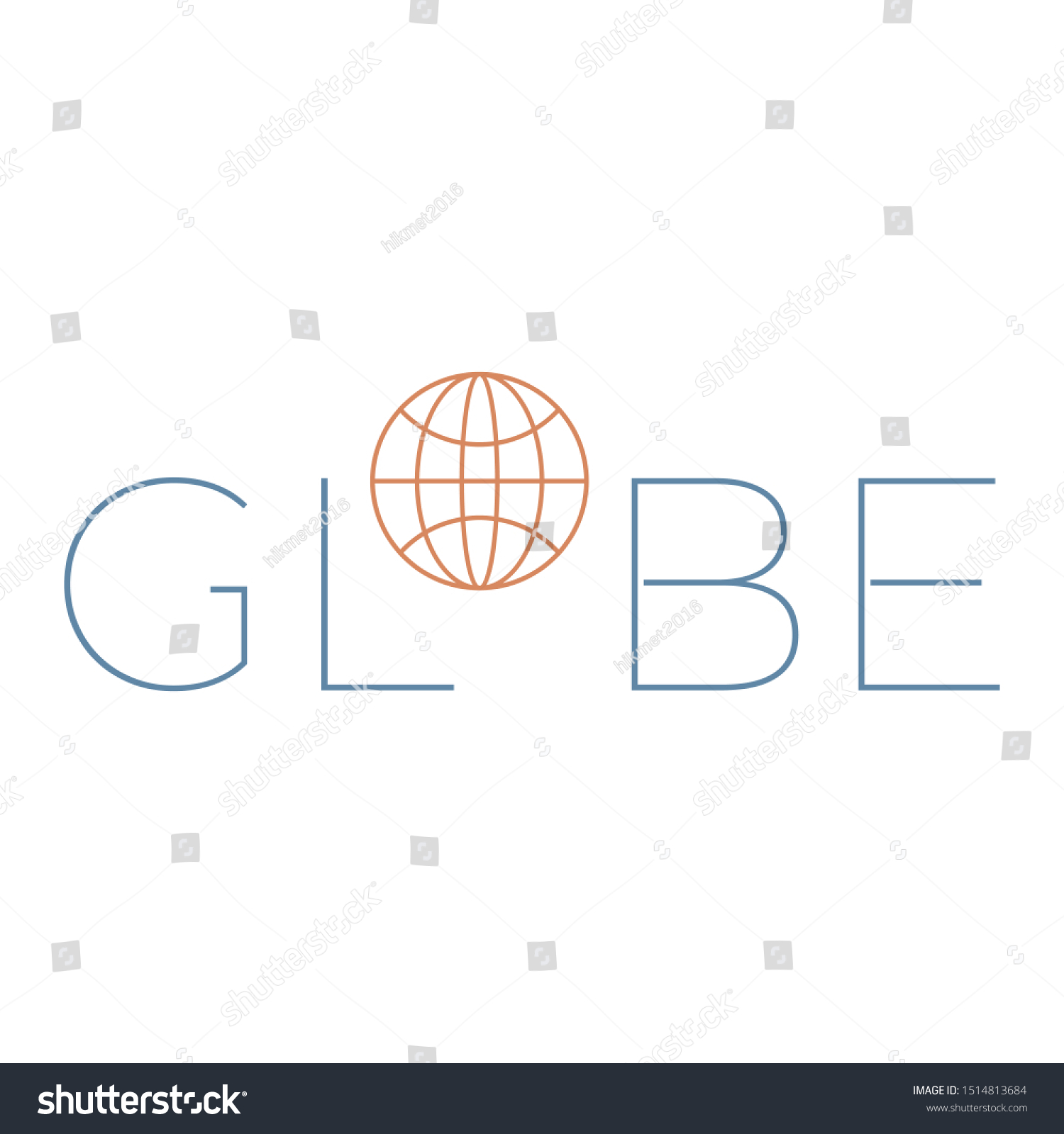 globe-logo-vector-globe-word-globe-stock-vector-royalty-free