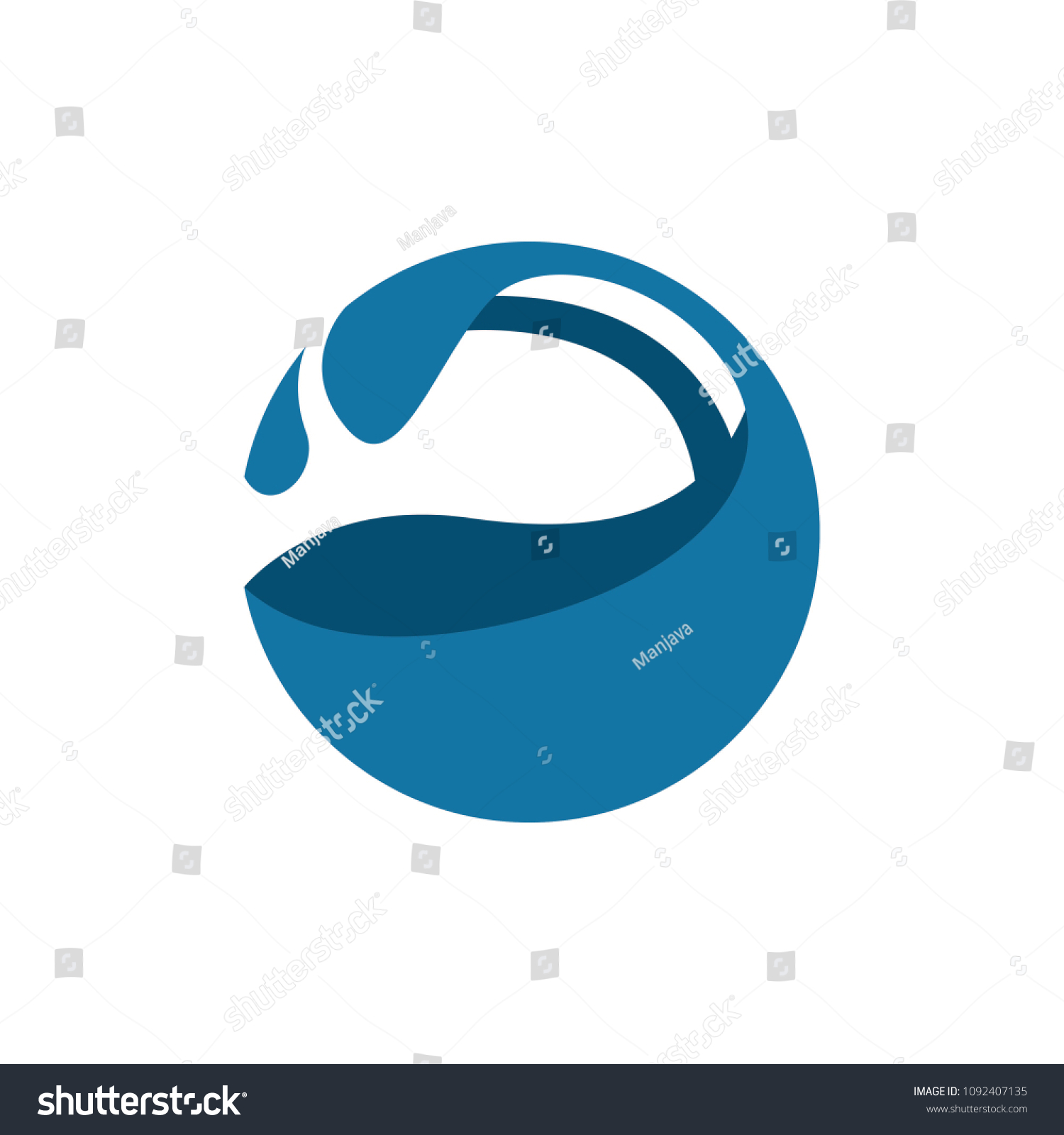 Globe Vector Icons Logo Design Concept Stock Vector (Royalty Free ...