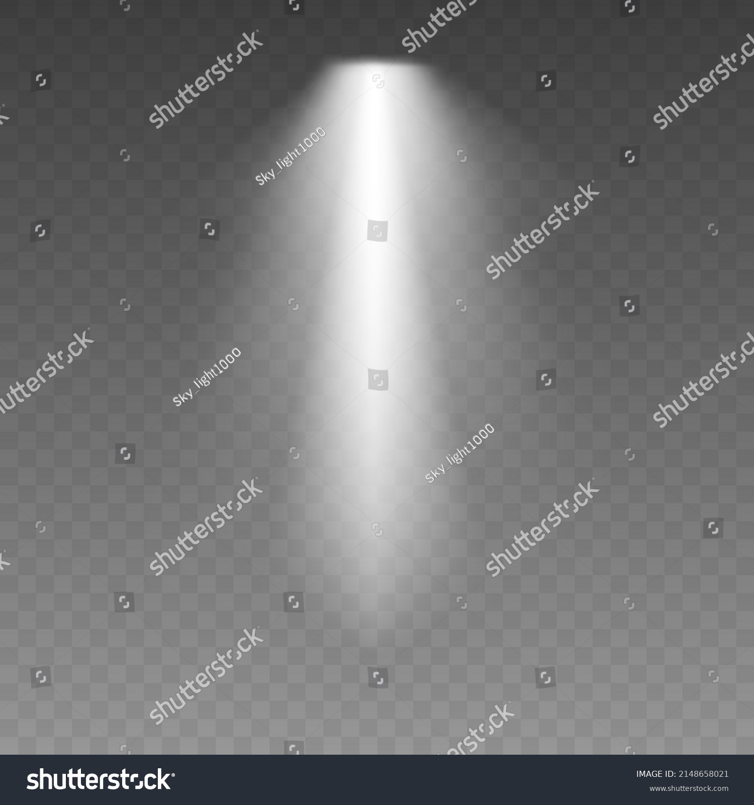 Glowing Light Effect White Rays Beams Stock Vector (Royalty Free ...