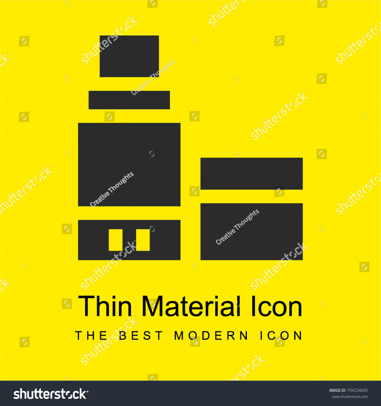 Download Glue Stick Bright Yellow Material Minimal Stock Vector Royalty Free 794234695 PSD Mockup Templates