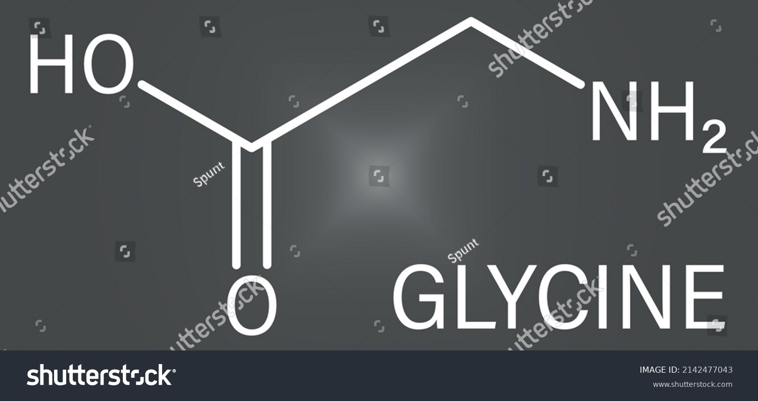 Glycine Gly G Amino Acid Molecule Stock Vector (Royalty Free ...