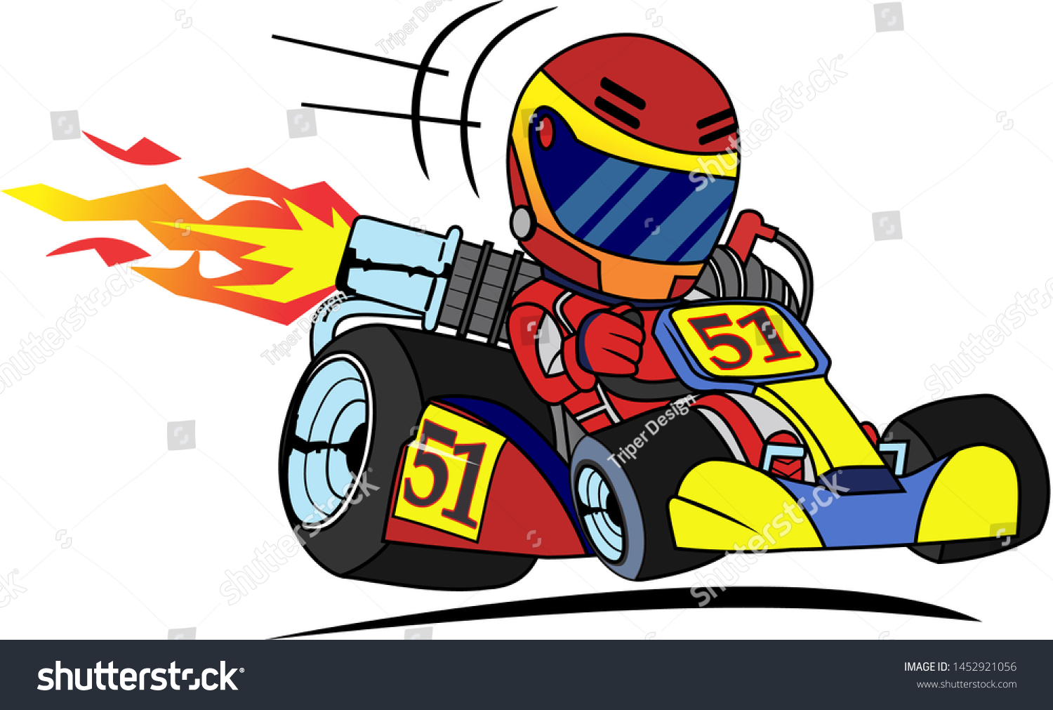 go-kart-racer-vector-cartoon-illustration