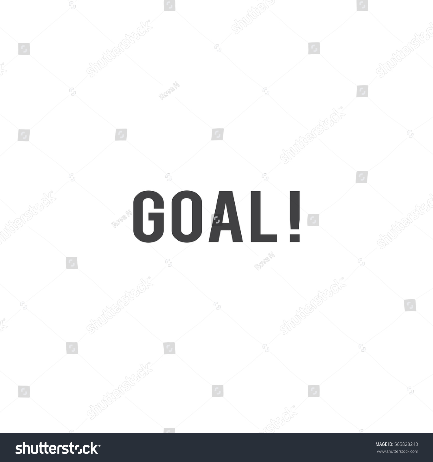 Goal Icon Sign Design Stock Vector (Royalty Free) 565828240