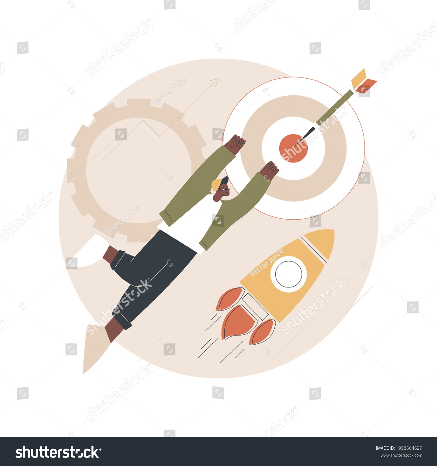 Goals Abstract Concept Vector Illustration Business Stock Vector Goals Abstract Concept Vector Illustration Business Stock Vector
