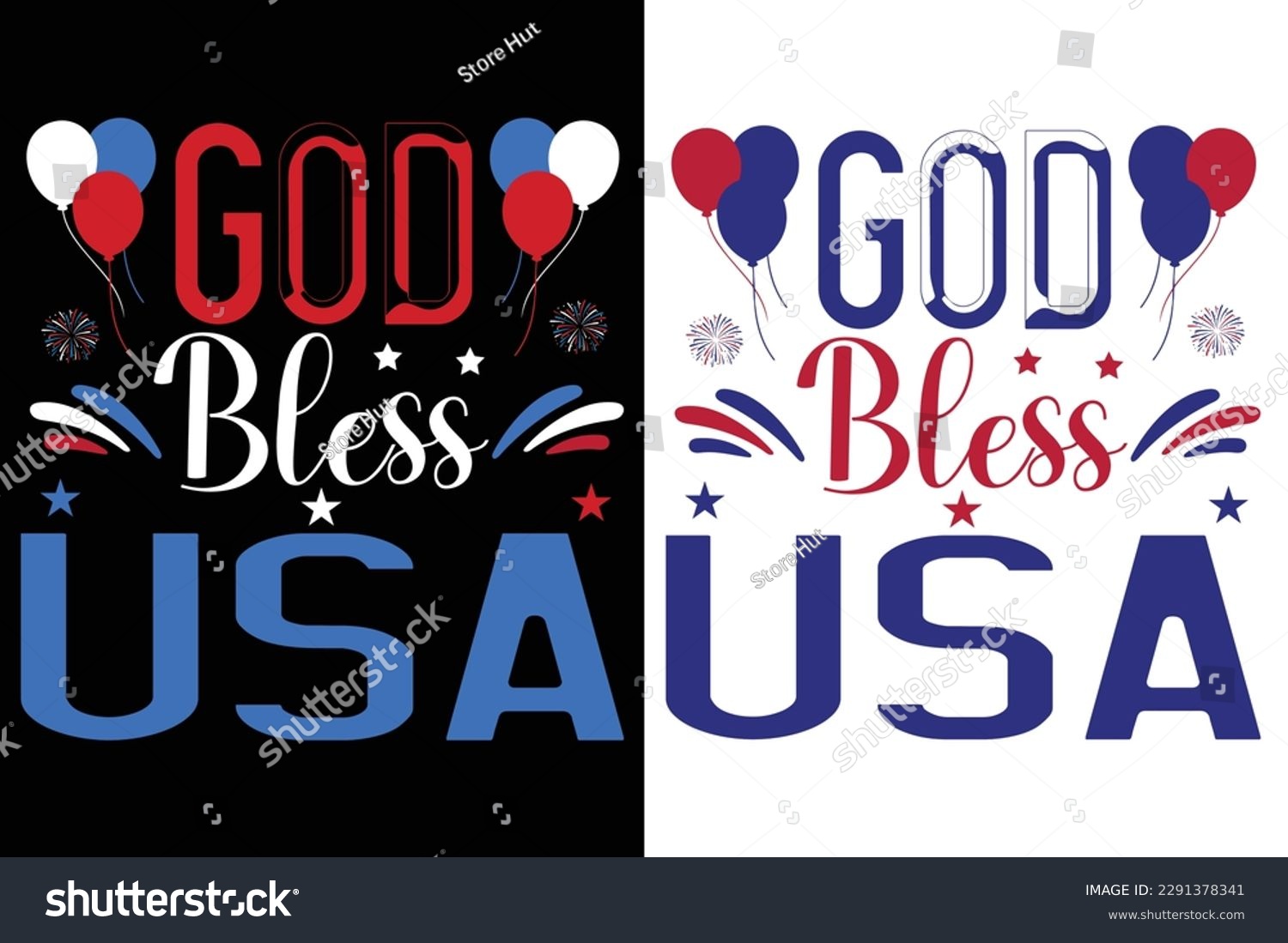 SVG of god bless USA quotes t shirt 4th of July t shirt design
 svg