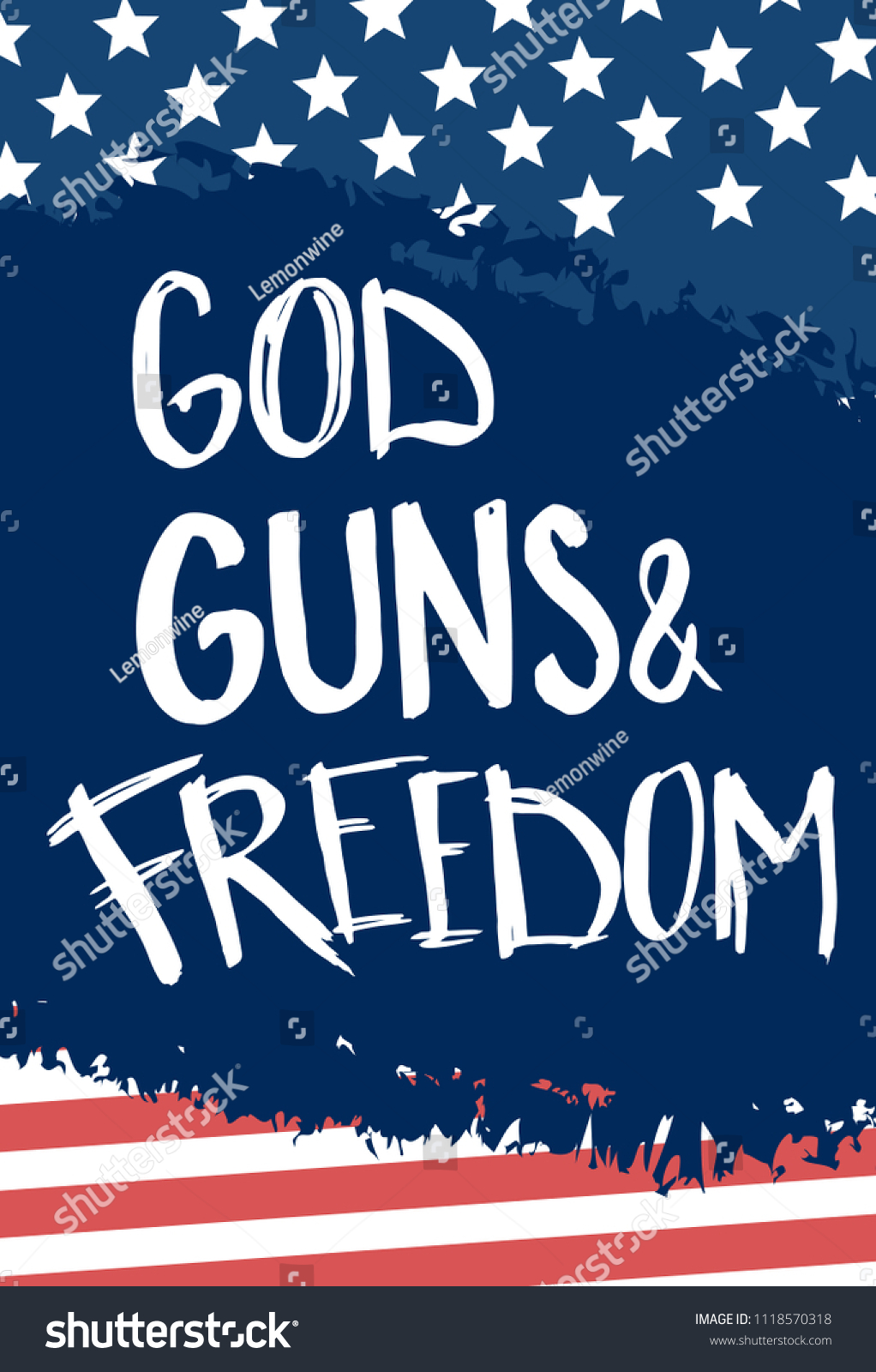 God Guns Freedom 4 July America Stock Vector Royalty Free 1118570318 God Guns Freedom 4 July America Stock Vector Royalty Free 1118570318