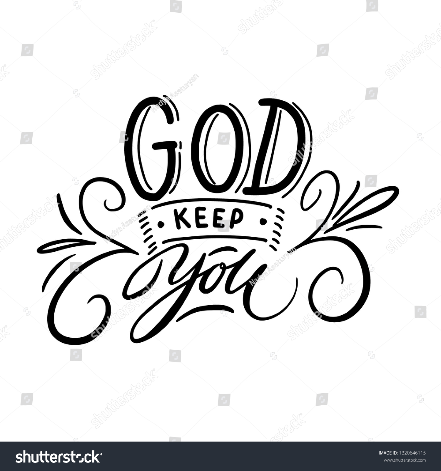 god-keep-you-vector-illustration-handdrawn-1320646115