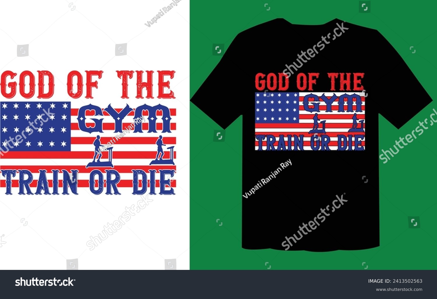 SVG of God Of The Gym Train Or Die T Shirt File  svg