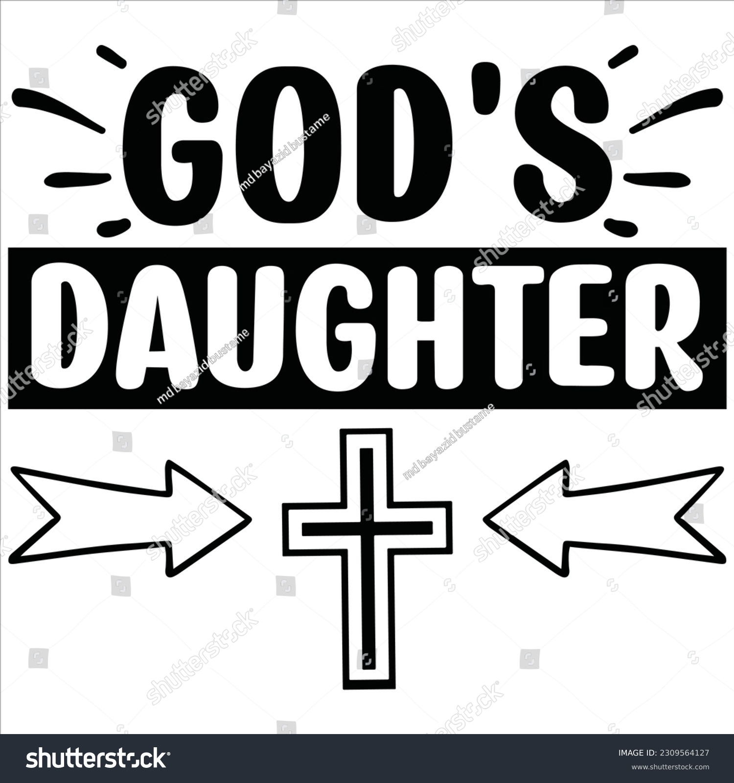 SVG of Gods Daughter Vector ,SVG file. svg