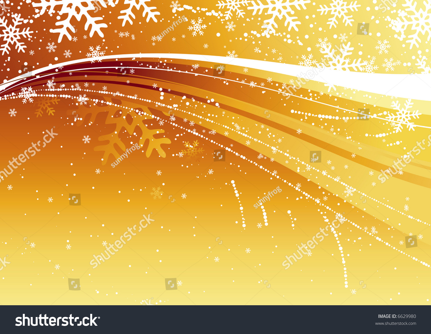 Gold Christmas Background Vector Illustration Stock Vector 6629980 - Shutterstock