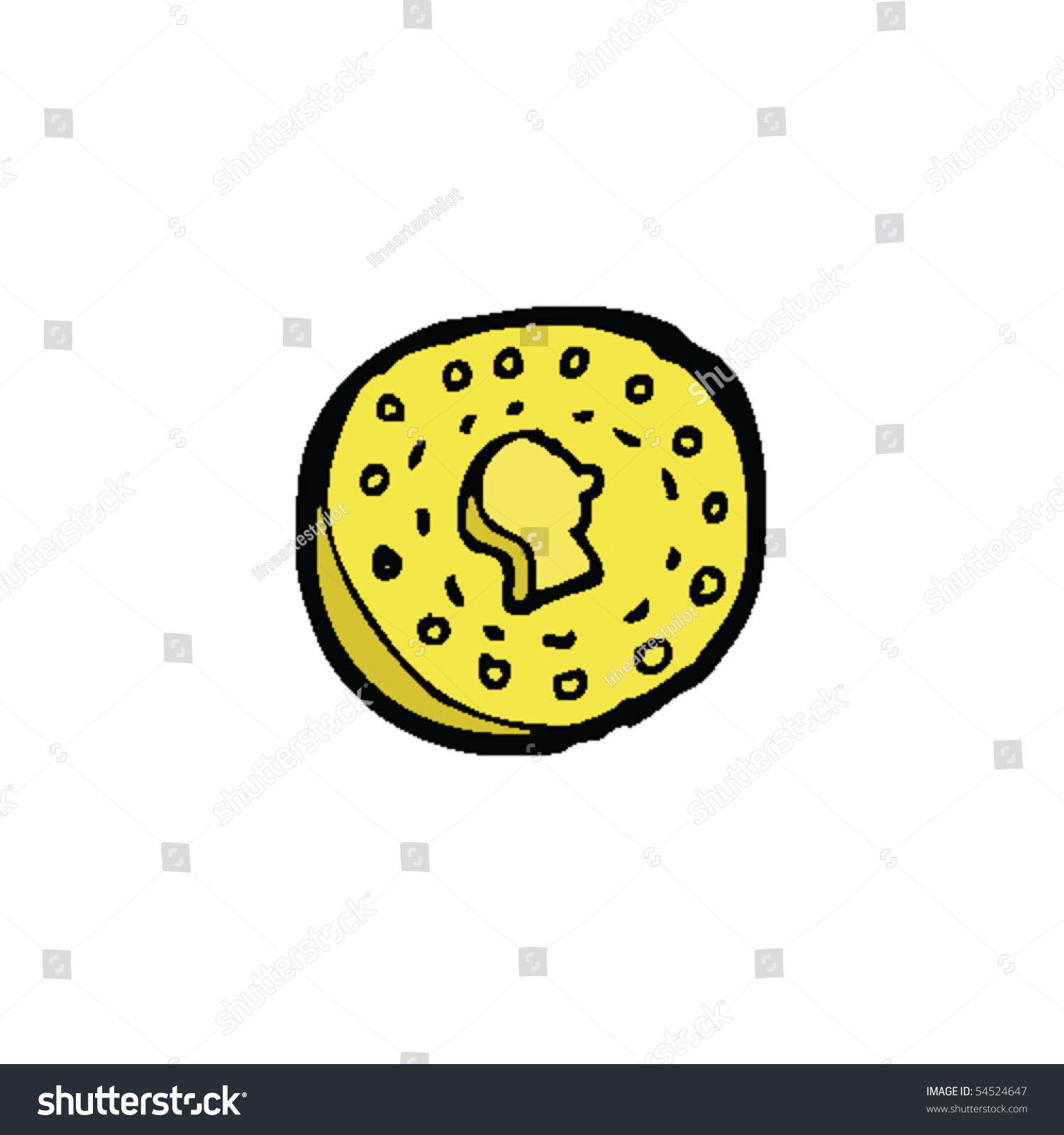 Gold Coin Drawing Stock Vector 54524647 - Shutterstock