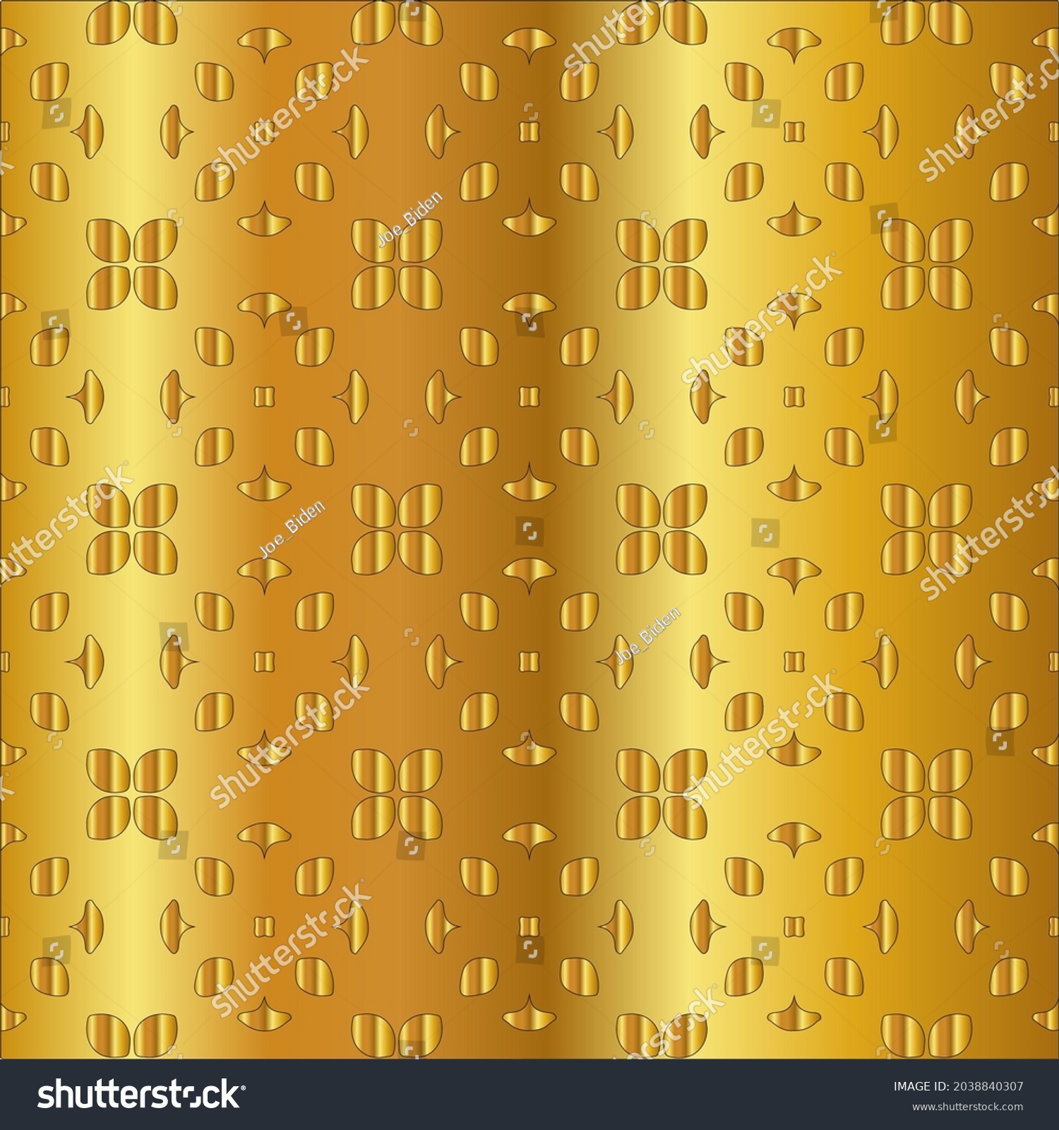 Gold Metal Texture Background Vector Illustration Stock Vector (Royalty ...