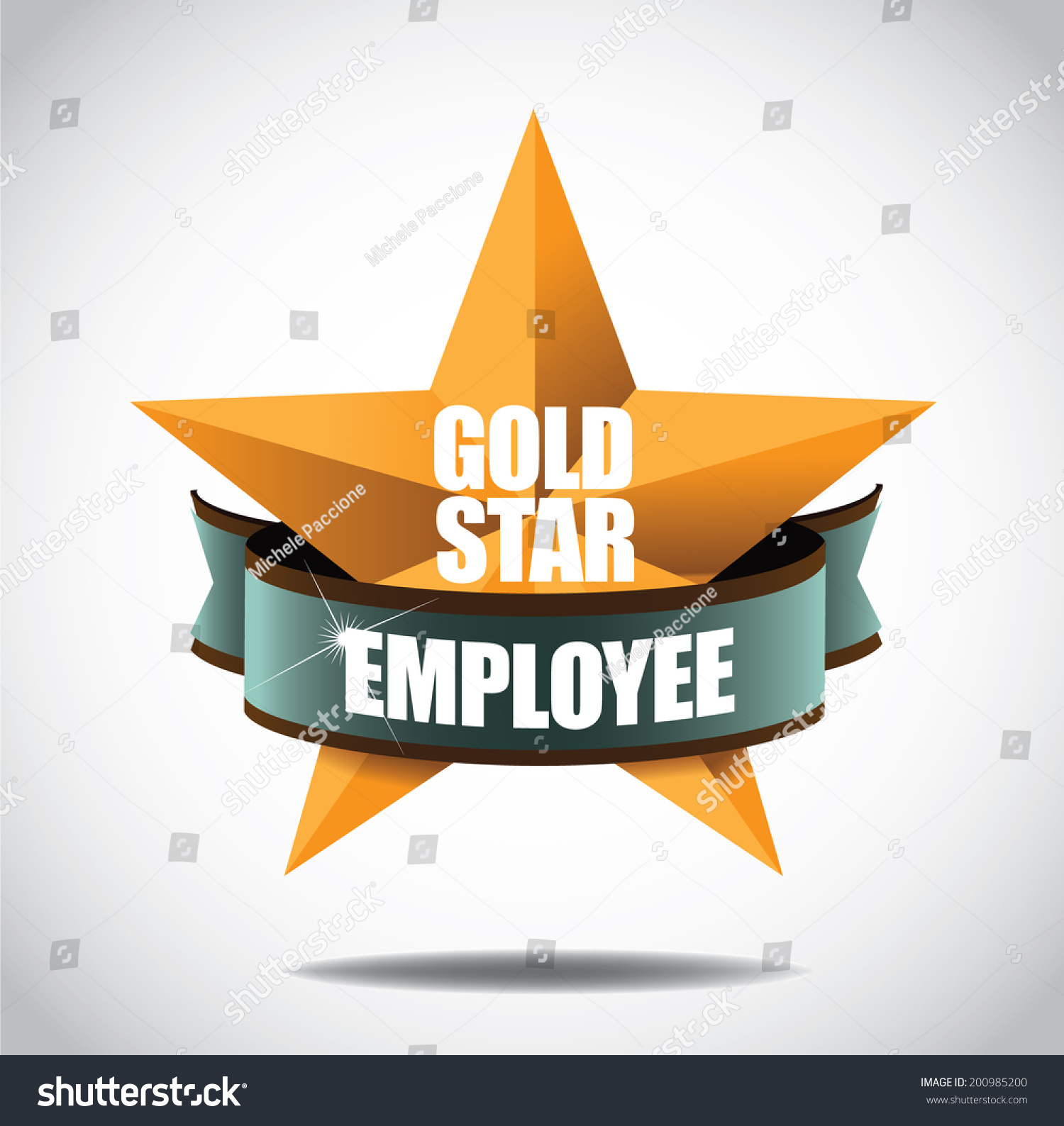 Gold Star Physician Icon Symbol EPS Stock Vector 200985200 - Shutterstock