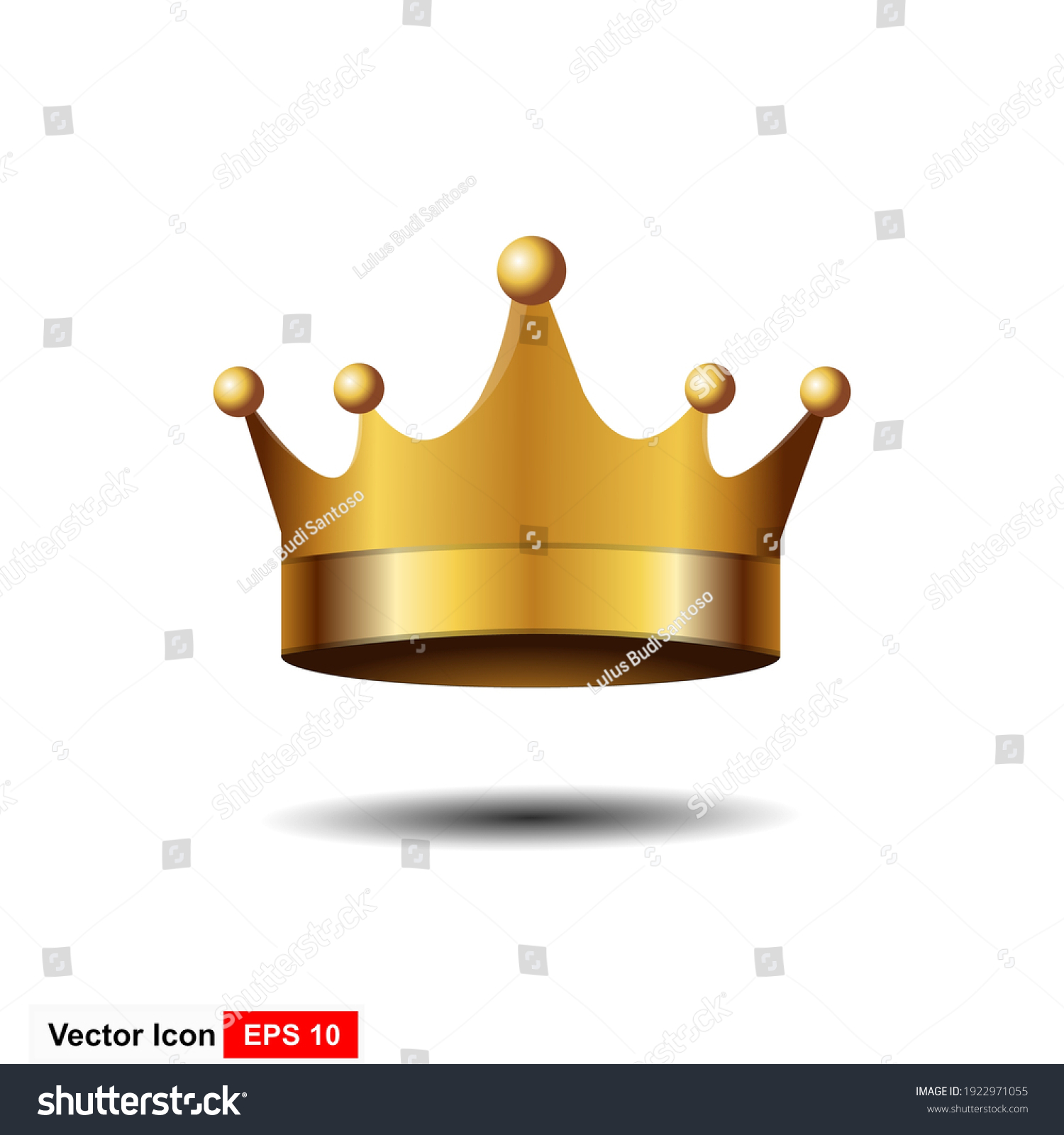 Golden king crown Images, Stock Photos & Vectors | Shutterstock