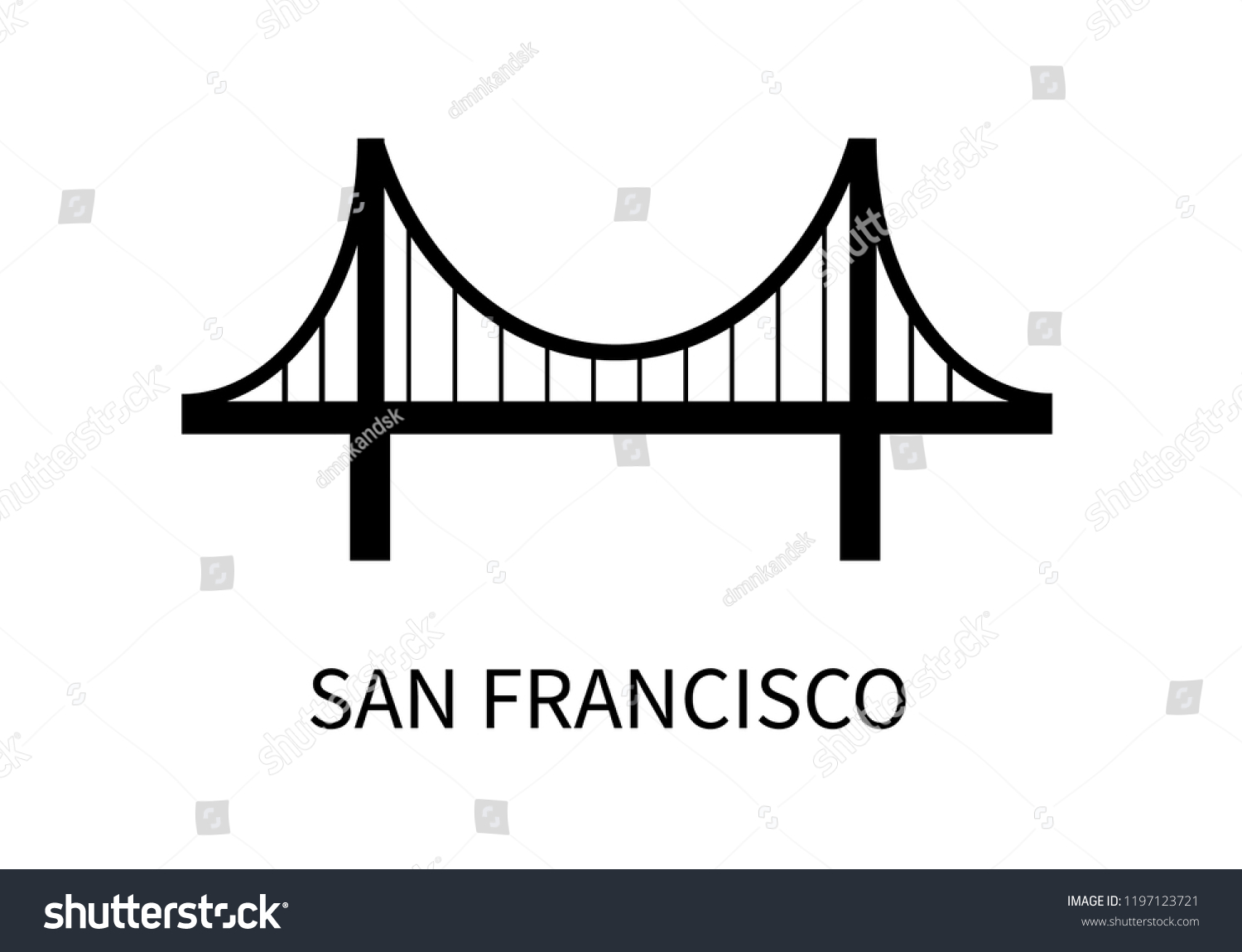 Golden gate bridge logos Images, Stock Photos & Vectors | Shutterstock