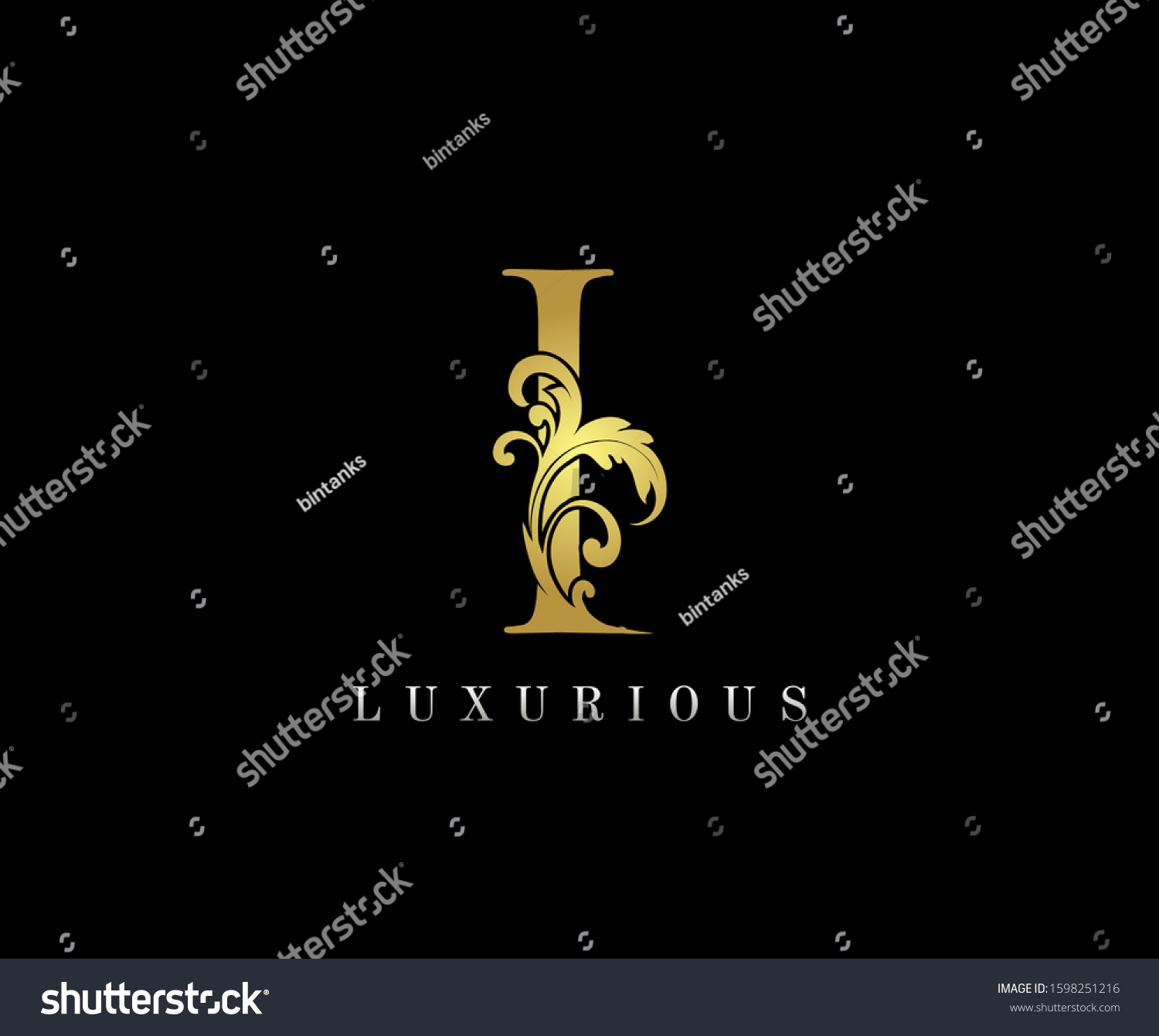 Golden Luxury Logo Icon Classic Letter Stock Vector Royalty Free Shutterstock