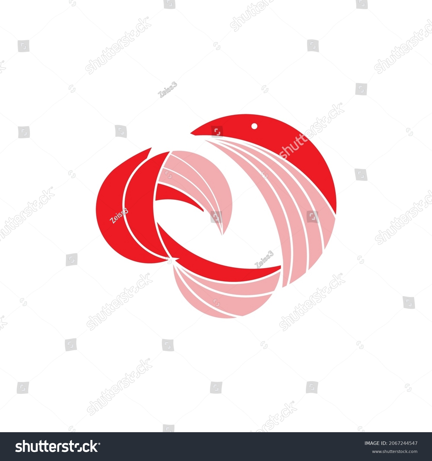 Golden Ratio Logo Whale Icon Stock Vector (Royalty Free) 2067244547 ...