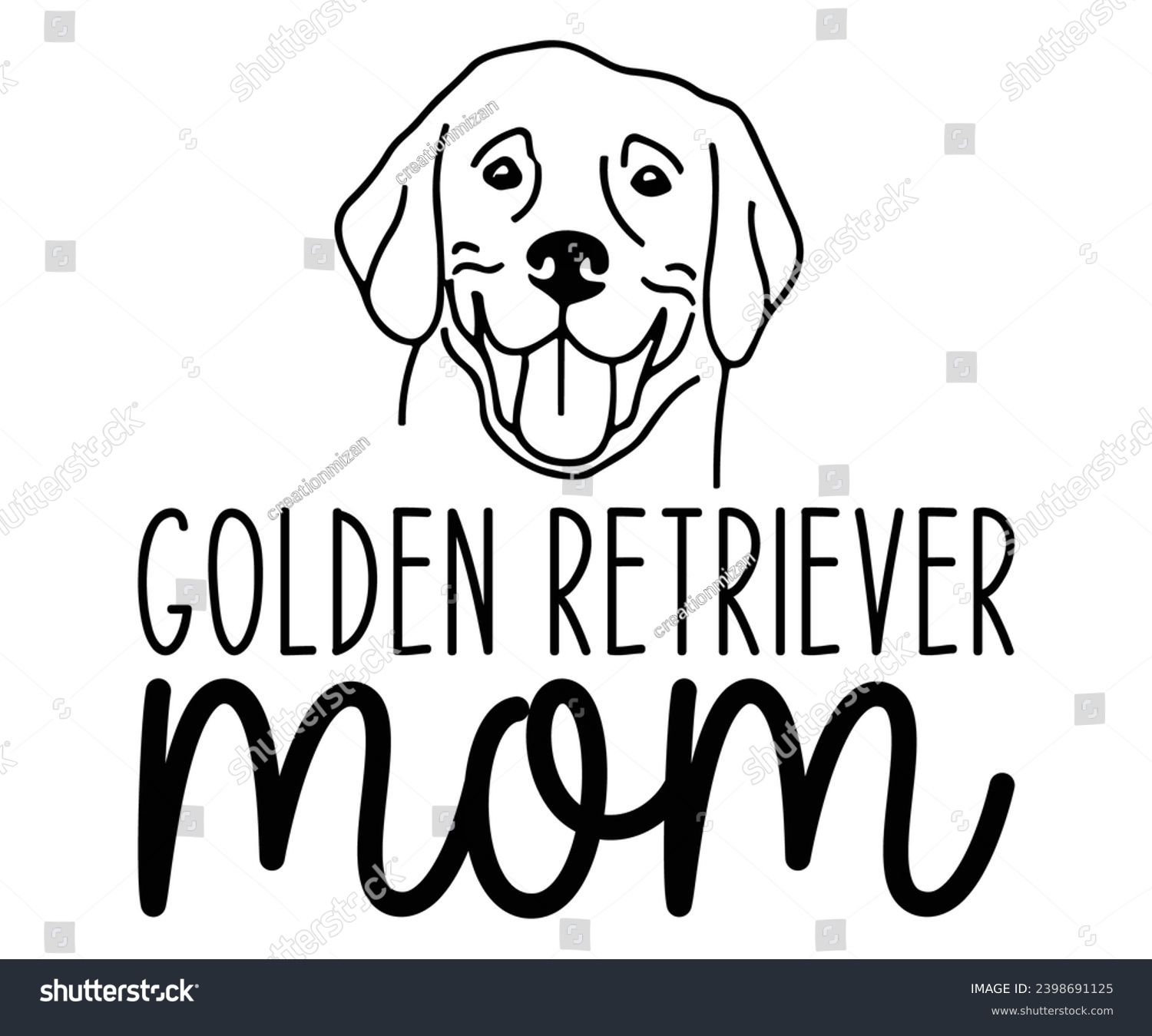 SVG of golden retriever mom Svg,Mom Life,Mother's Day,Stacked Mama,Boho Mama,wavy stacked letters,Girl Mom,Football Mom,Cool Mom,Cat Mom svg